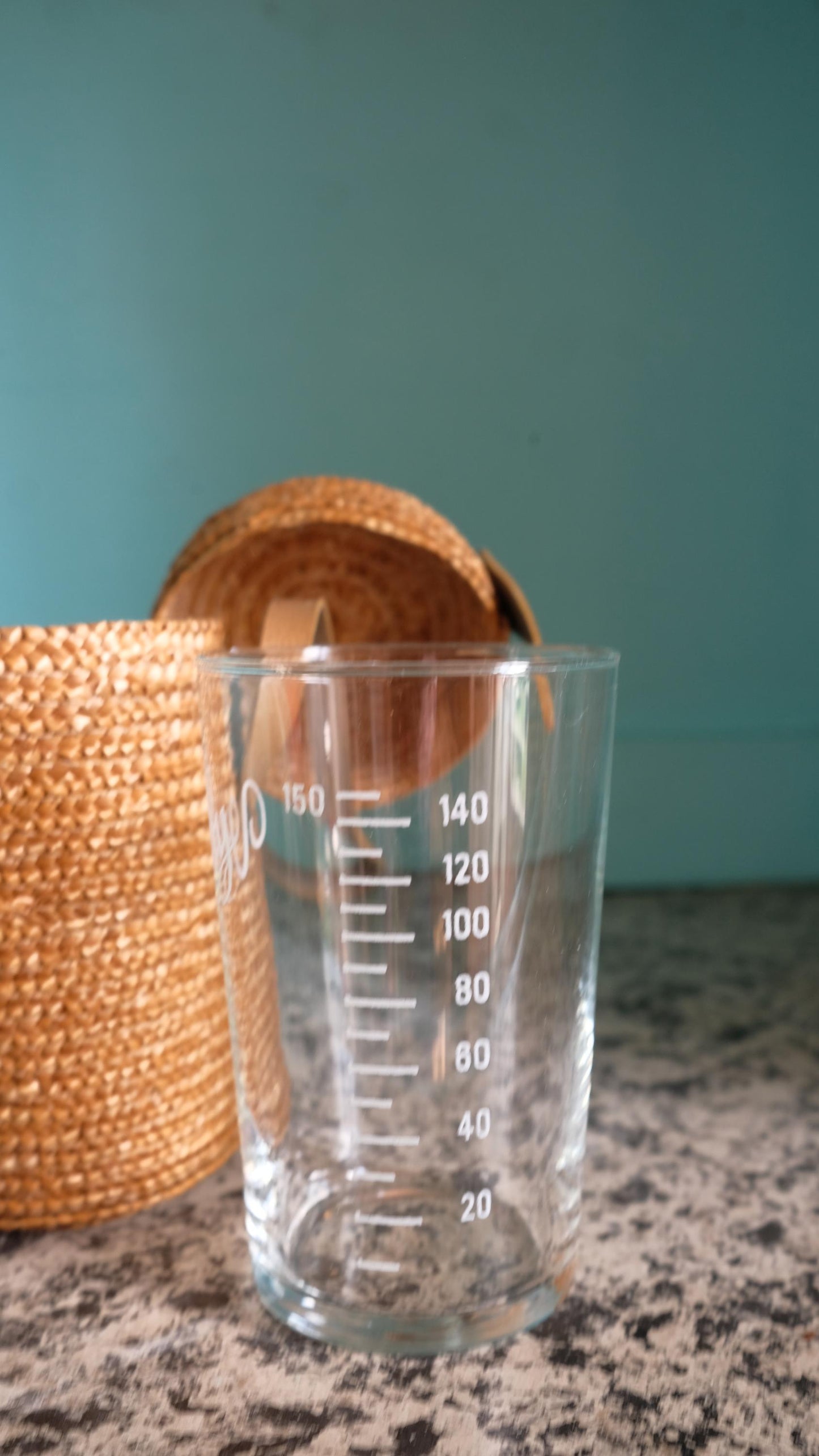 Verre de curiste Eau de Vichy vintage
