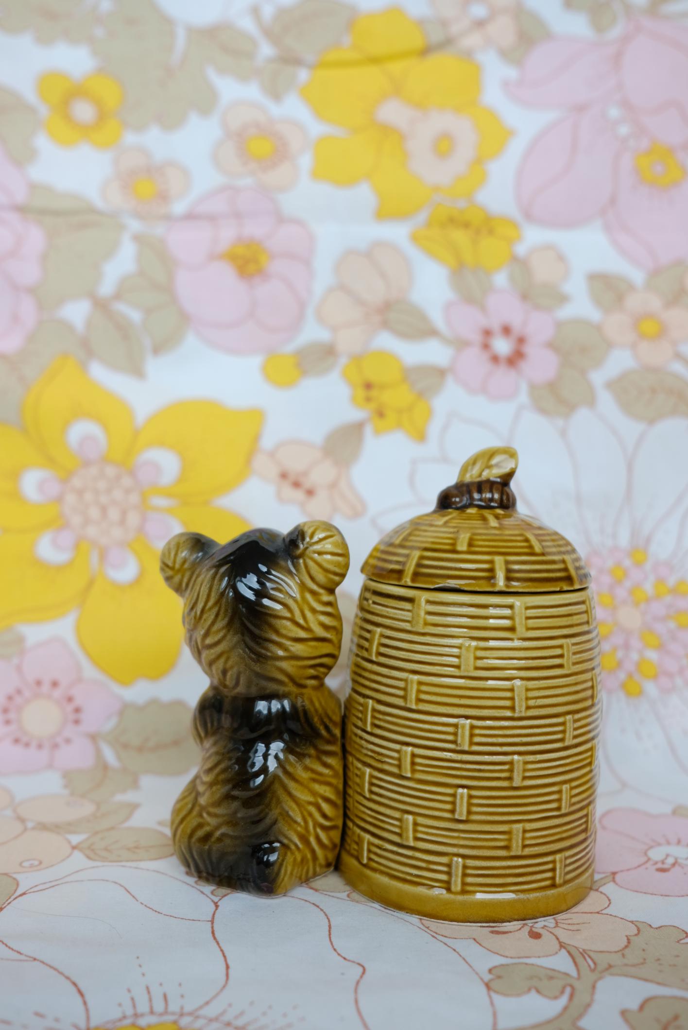 Pot à miel décoratif en céramique