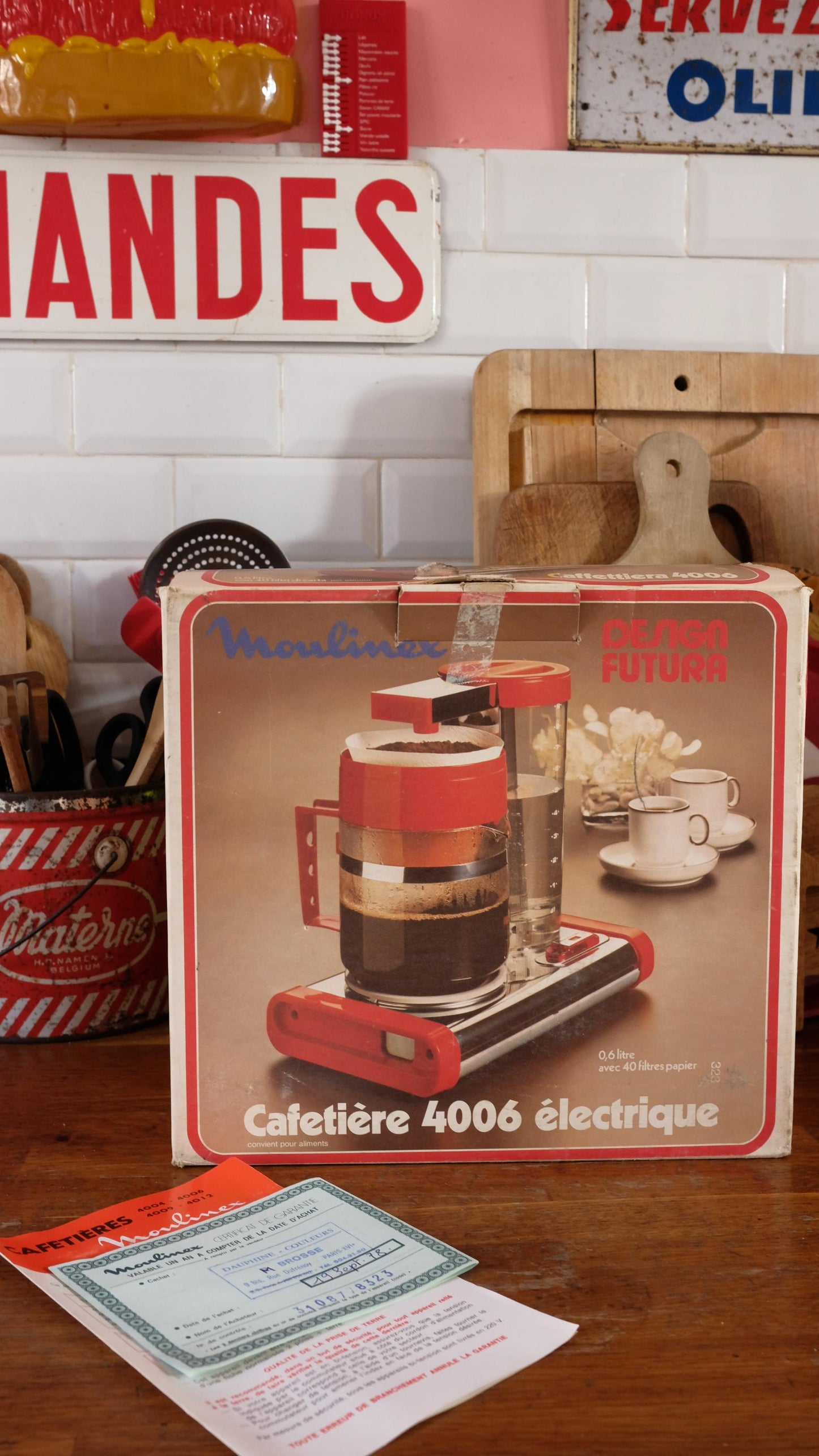 Cafetière moulinex vintage modèle futura