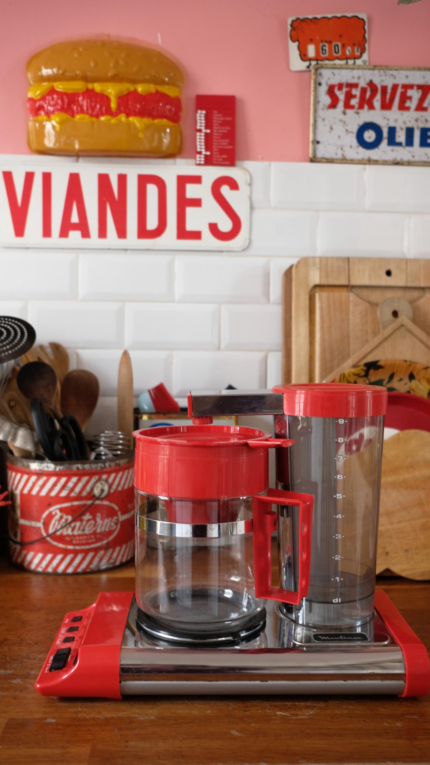 Cafetière Moulinex programmable vintage modèle Futura