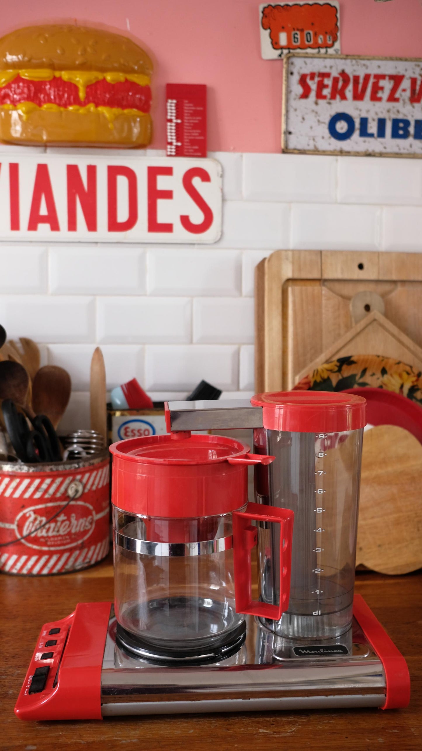 Cafetière Moulinex programmable vintage modèle Futura
