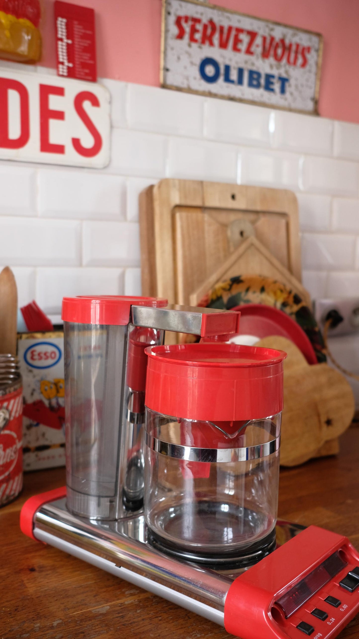 Cafetière Moulinex programmable vintage modèle Futura
