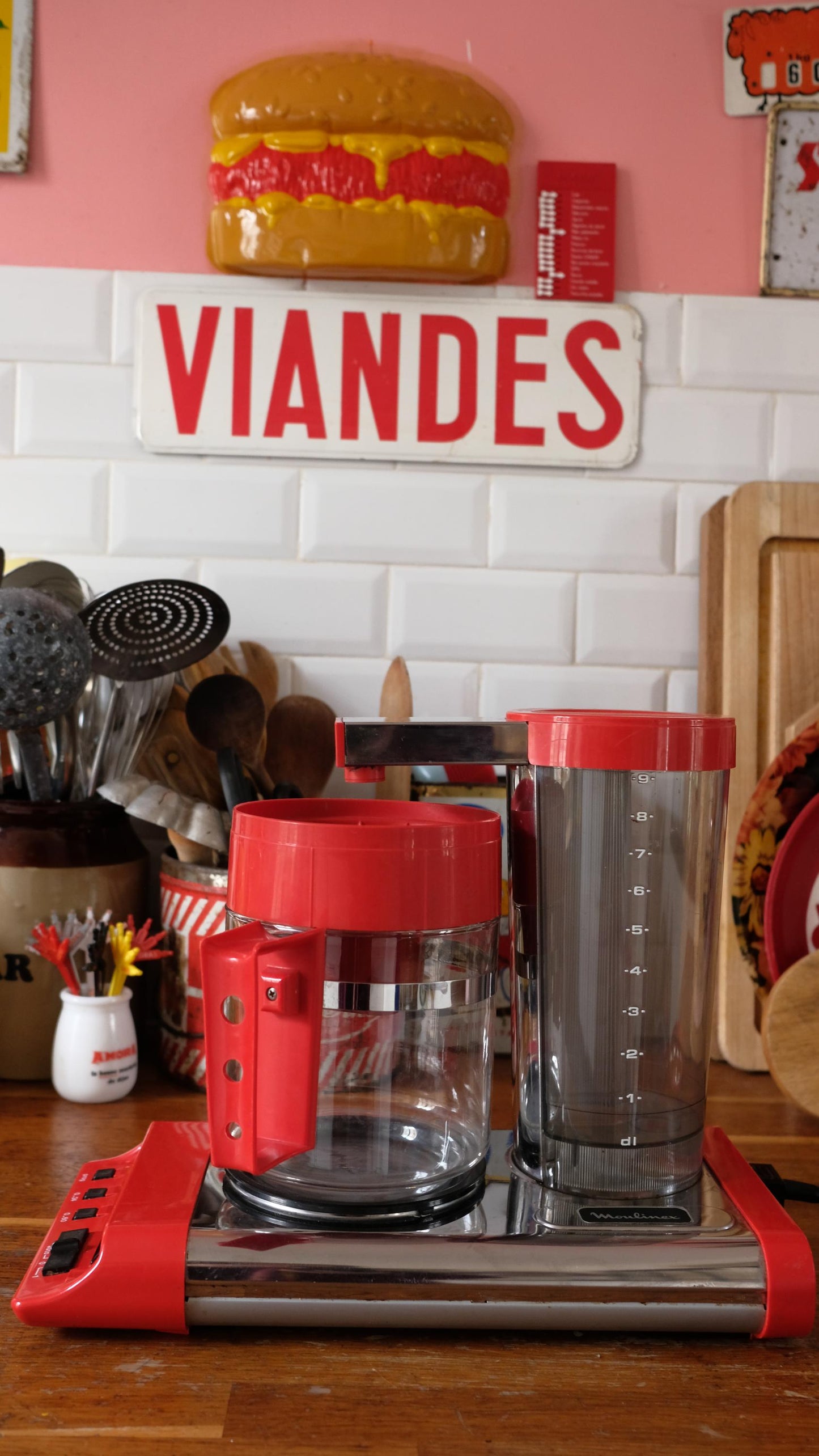 Cafetière Moulinex programmable vintage modèle Futura