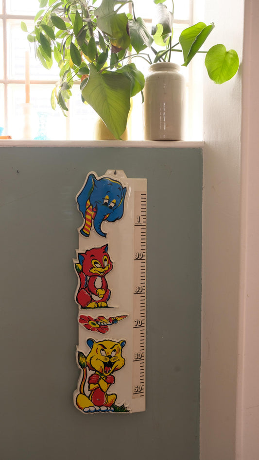 Toise vintage en plastique