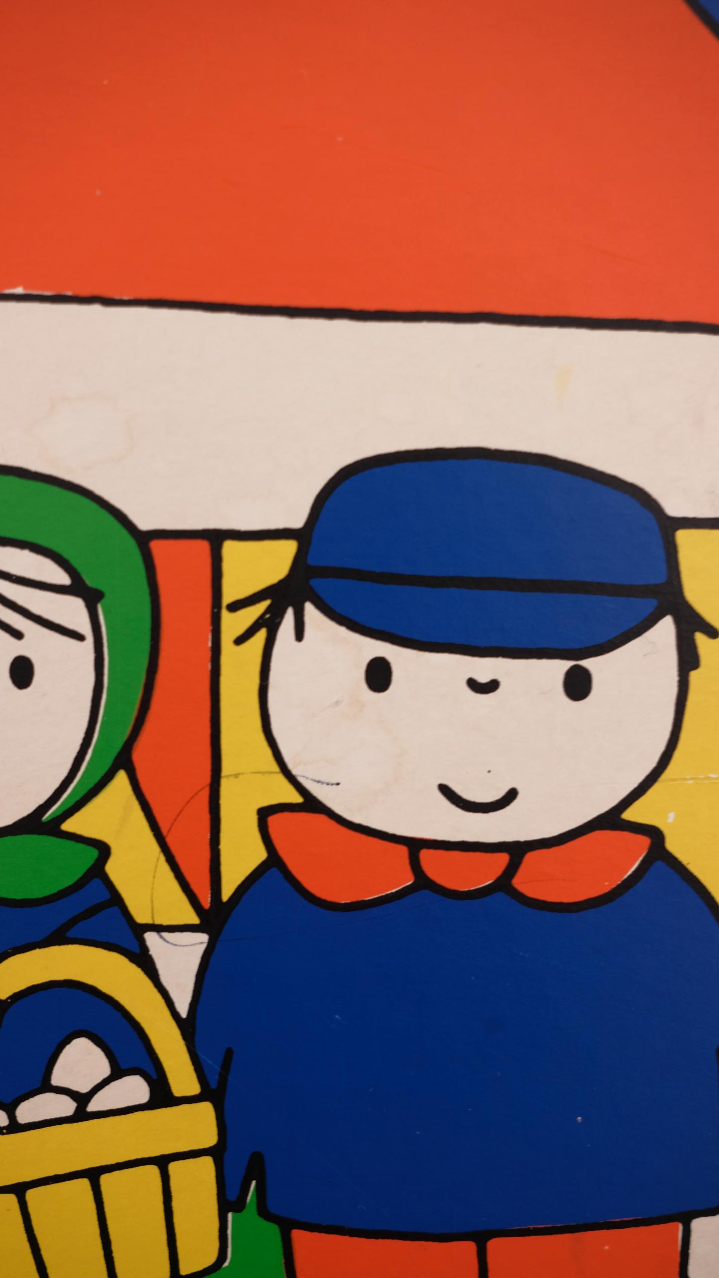 Illustration de Dick Bruna vintage encadrée