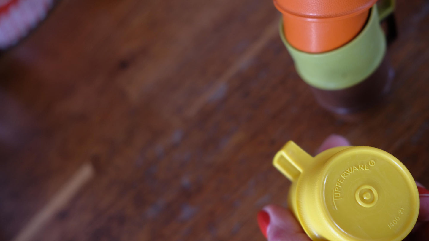 Tasses de dinette tupperware vintage