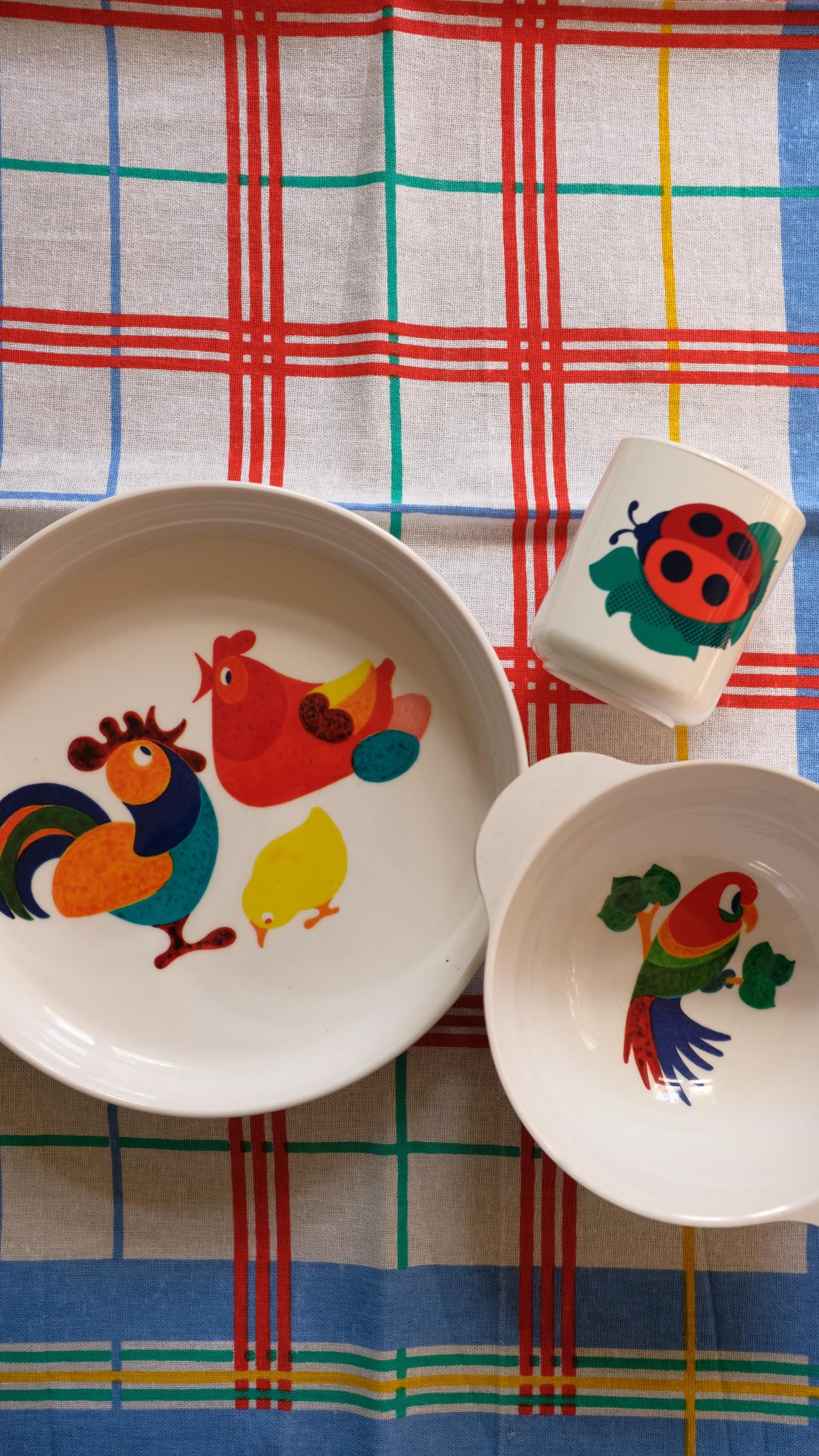 Service vintage Melamina style made in Italie
