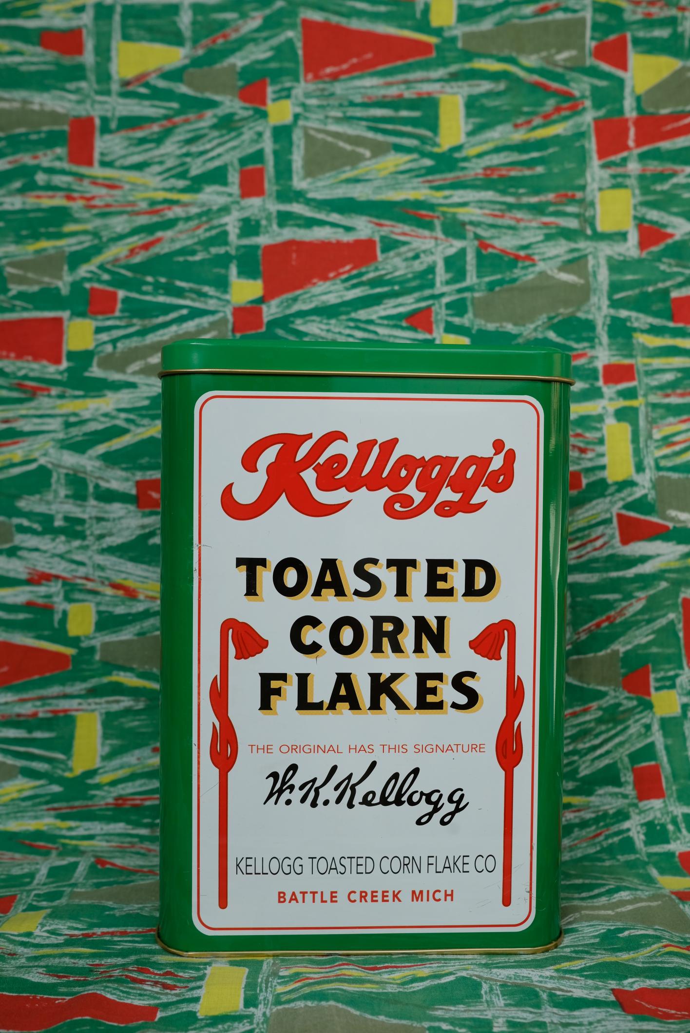 Boîte de corn flakes publicitaire