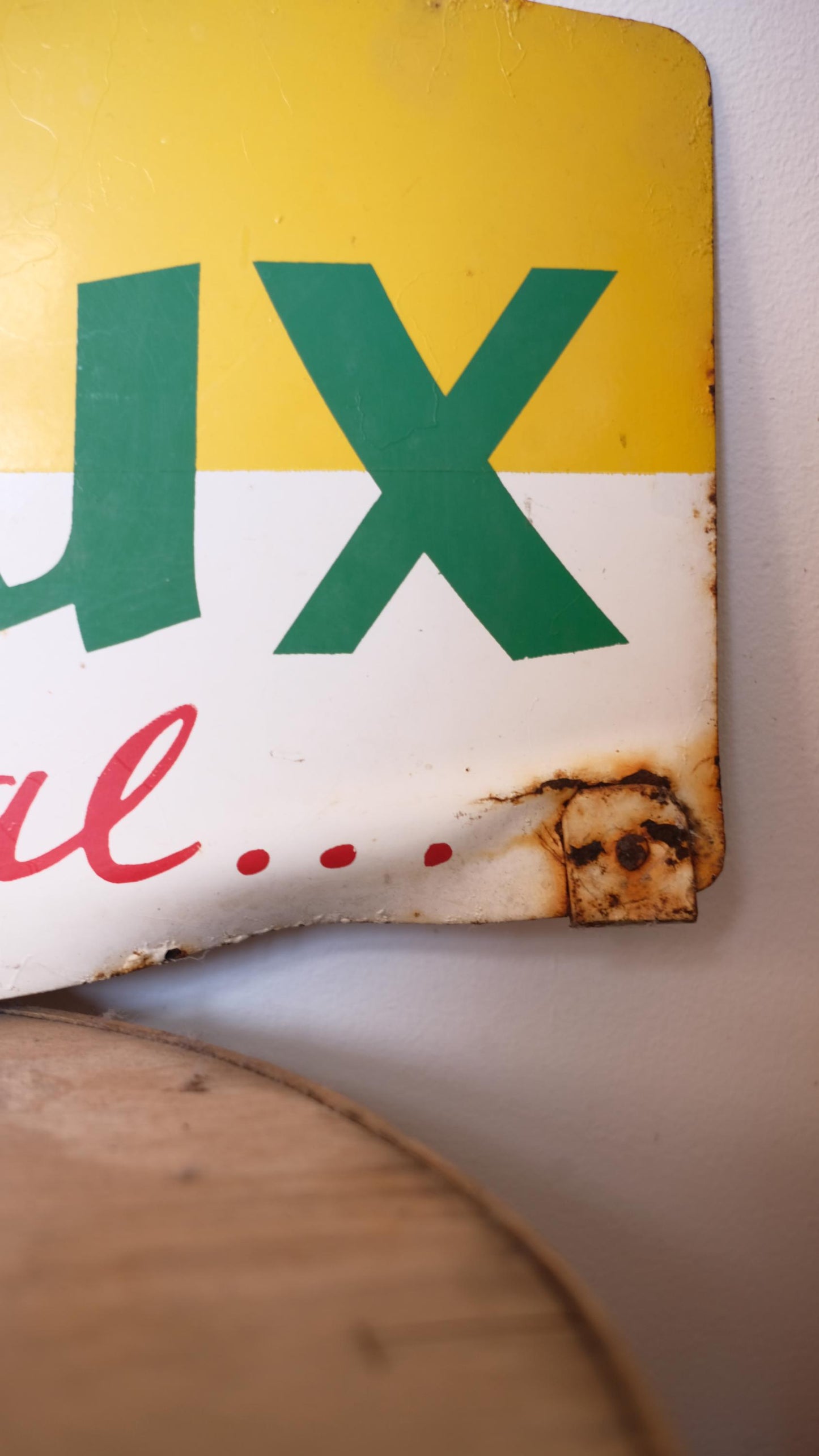 Tôle publicitaire vintage Potalux