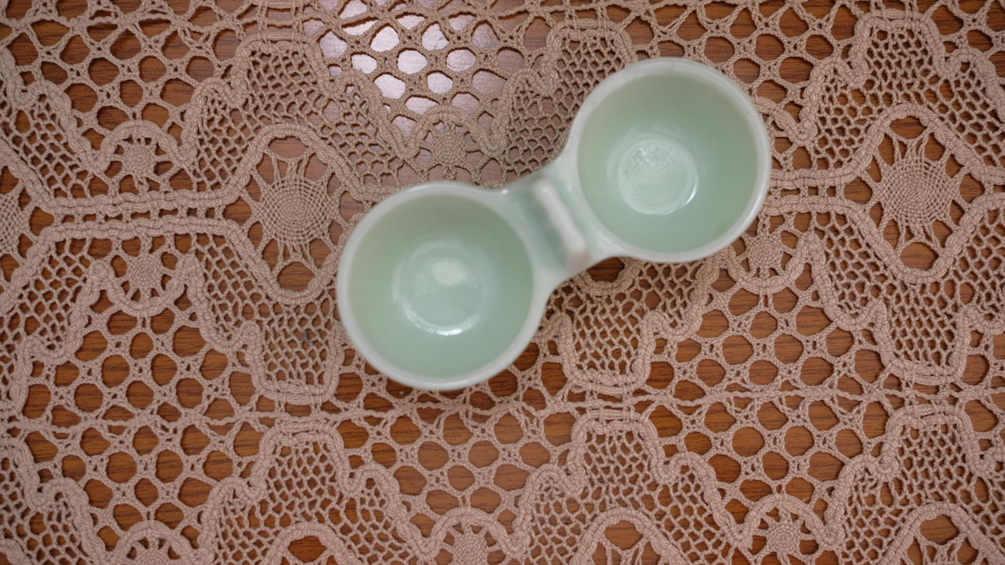 Saleron vintage en opaline