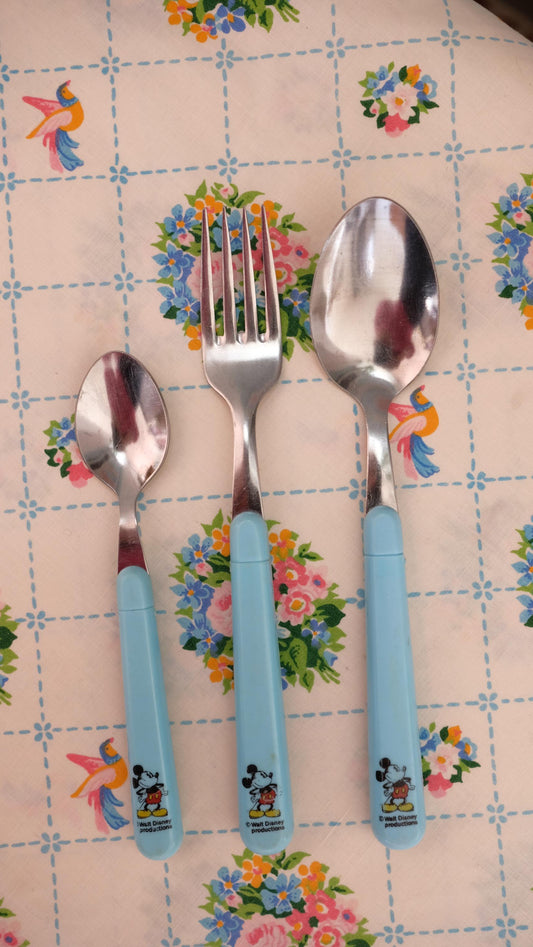 Lot de couverts Disney vintage