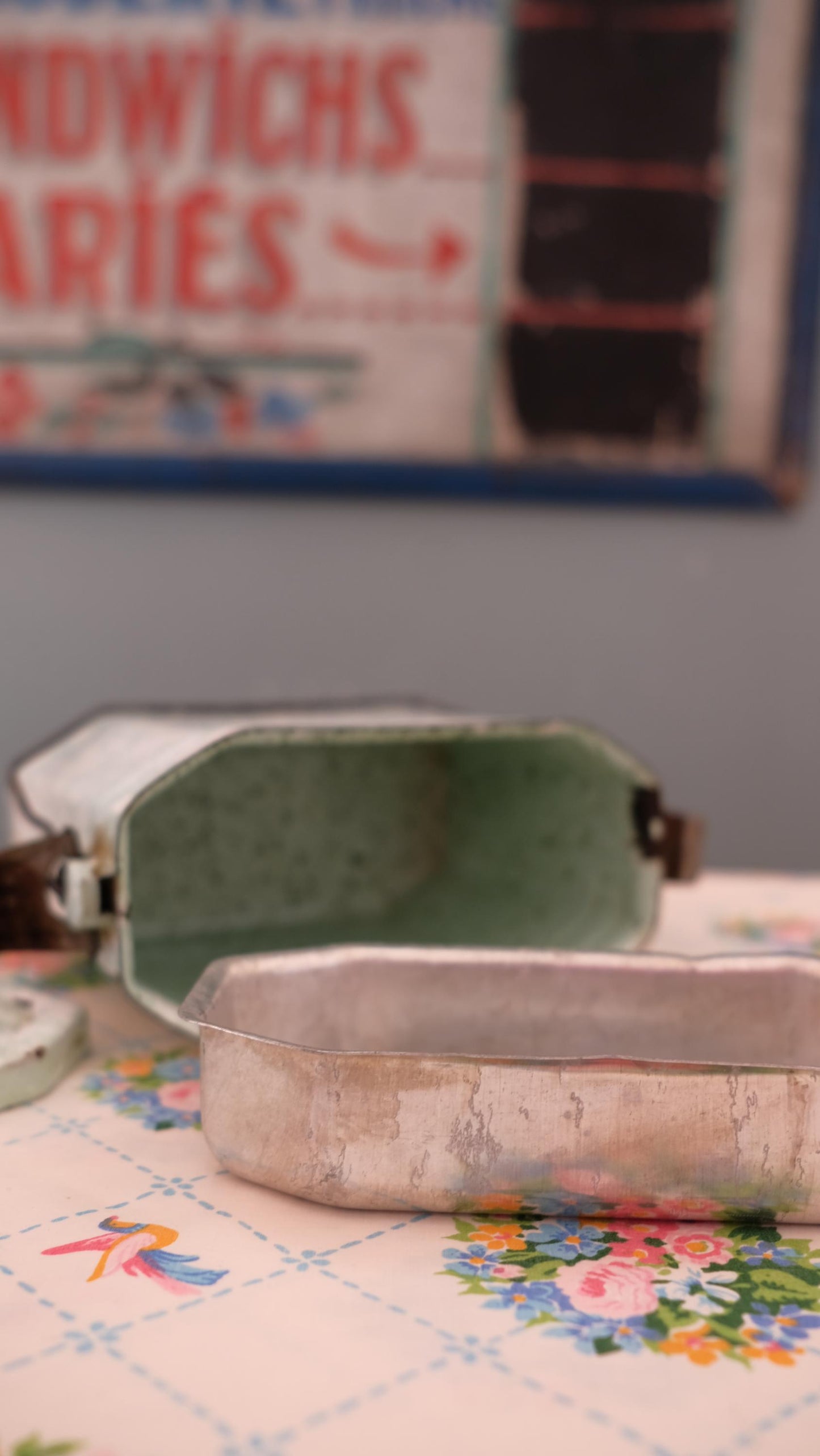 Gamelle à l'ancienne en émail