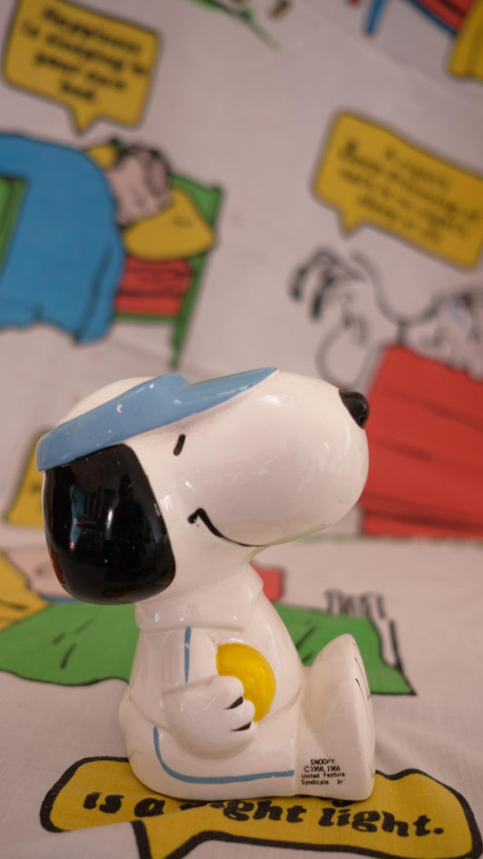 Presse papiers snoopy tennis player vintage