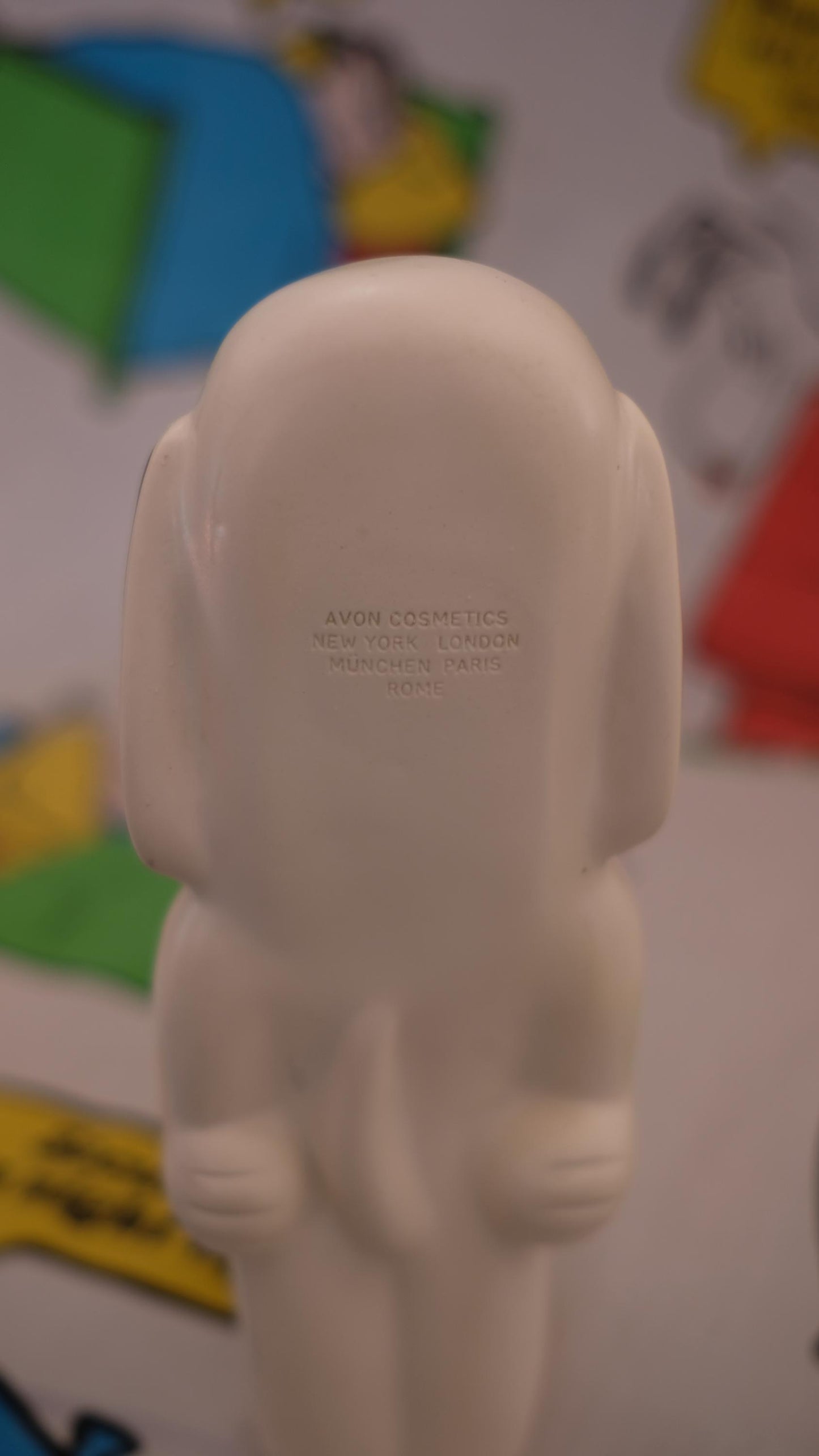 Porte savon Snoopy pour Avon vintage