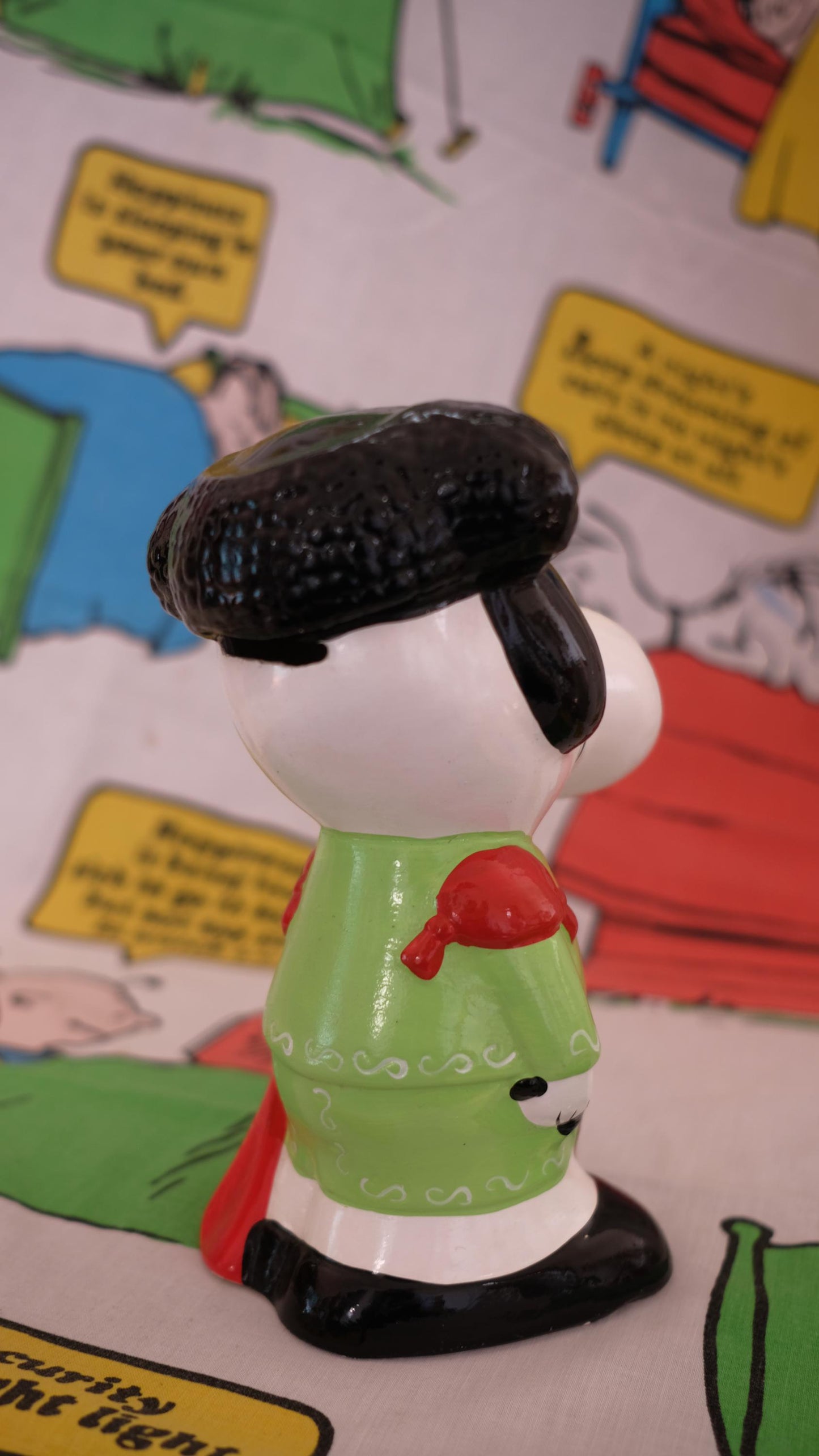 Tirelire Snoopy vintage toréador