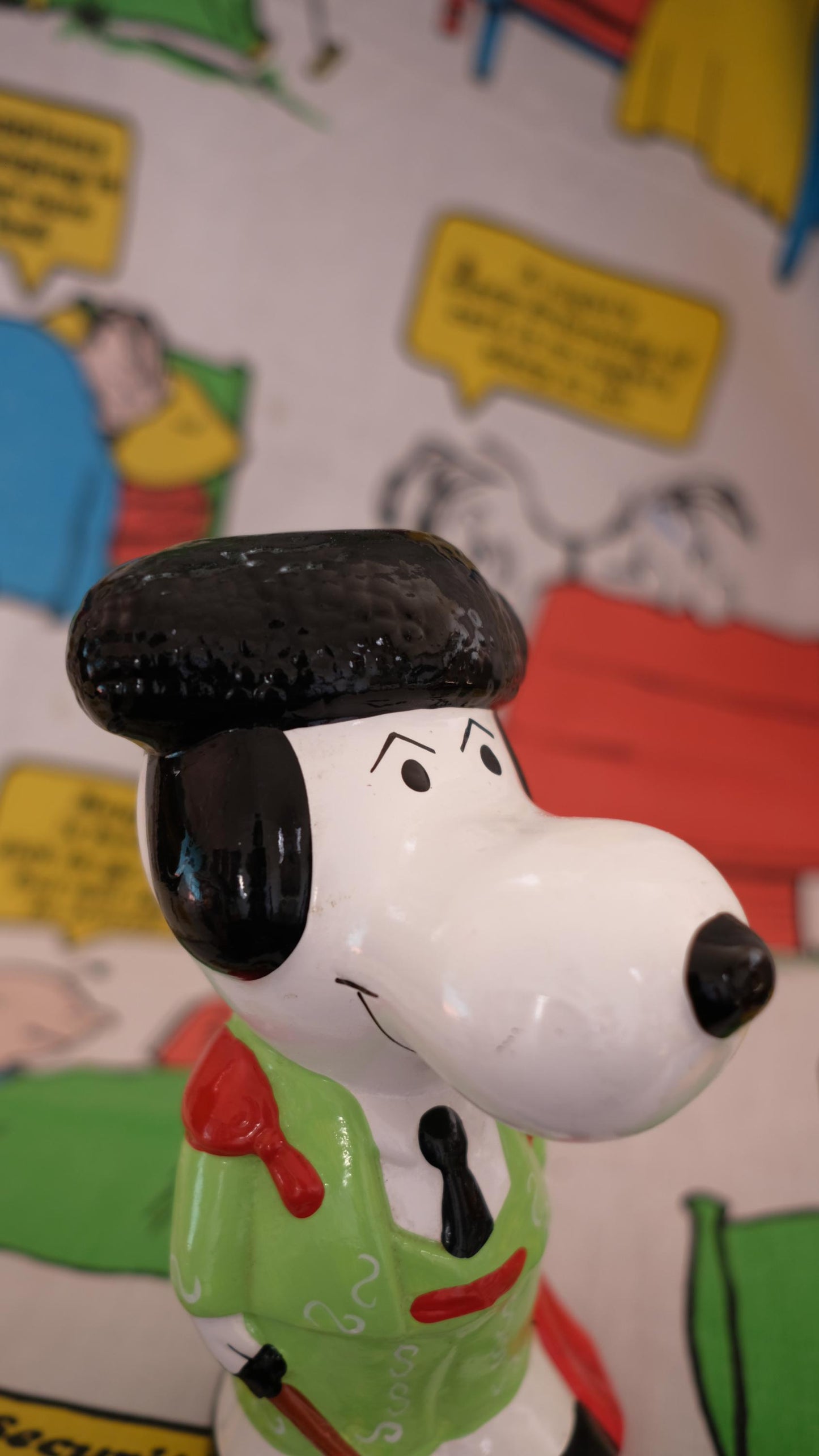 Tirelire Snoopy vintage toréador