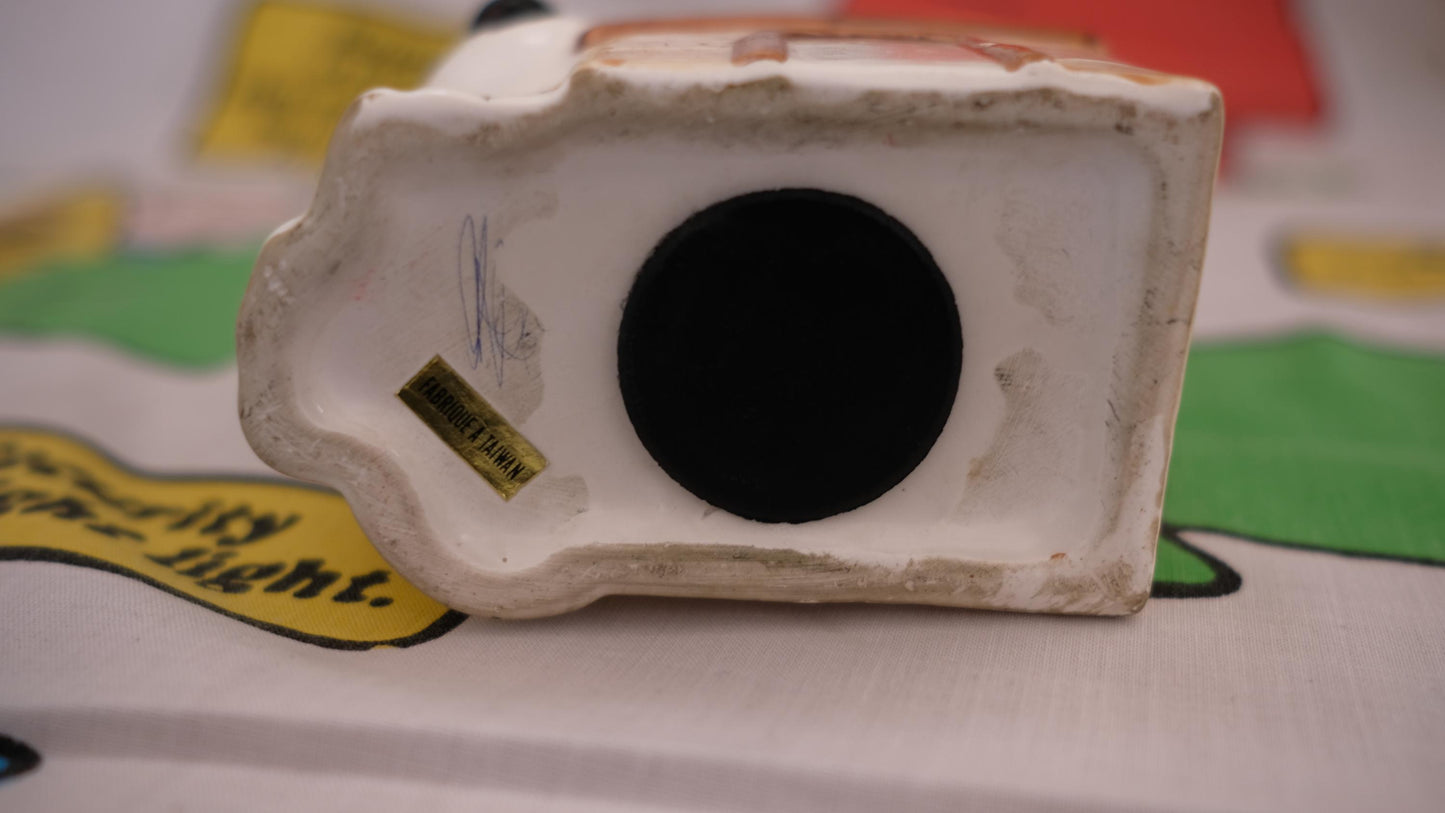 Tirelire snoopy et sa maison vintage
