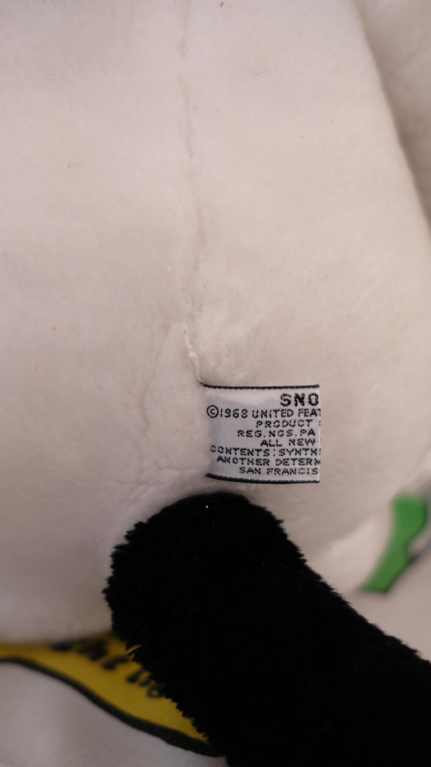Grande peluche Snoopy made in Korea vintage