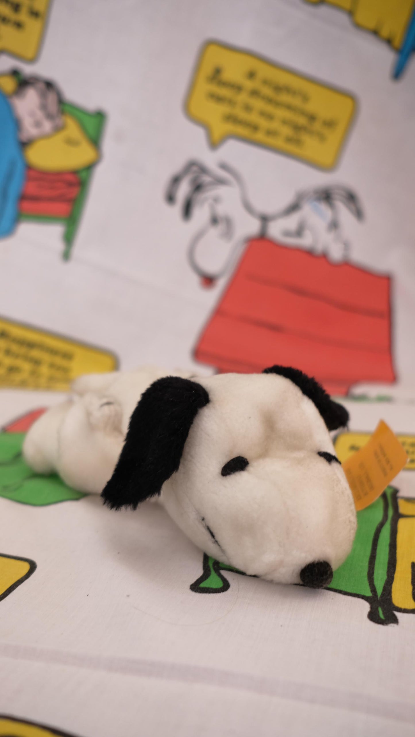 Peluche snoopy bean bag butterfly vintage