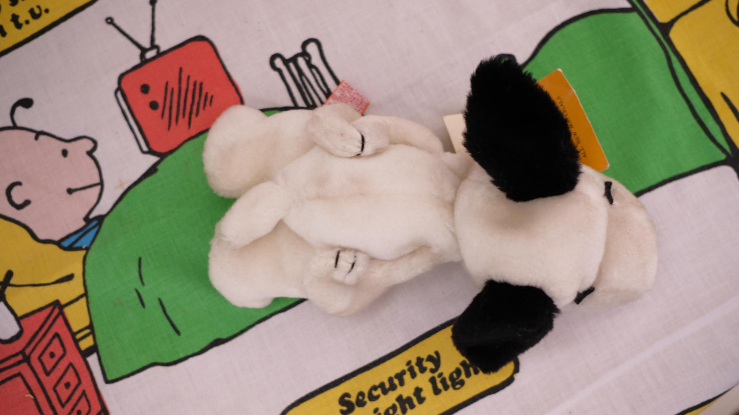 Peluche snoopy bean bag butterfly vintage