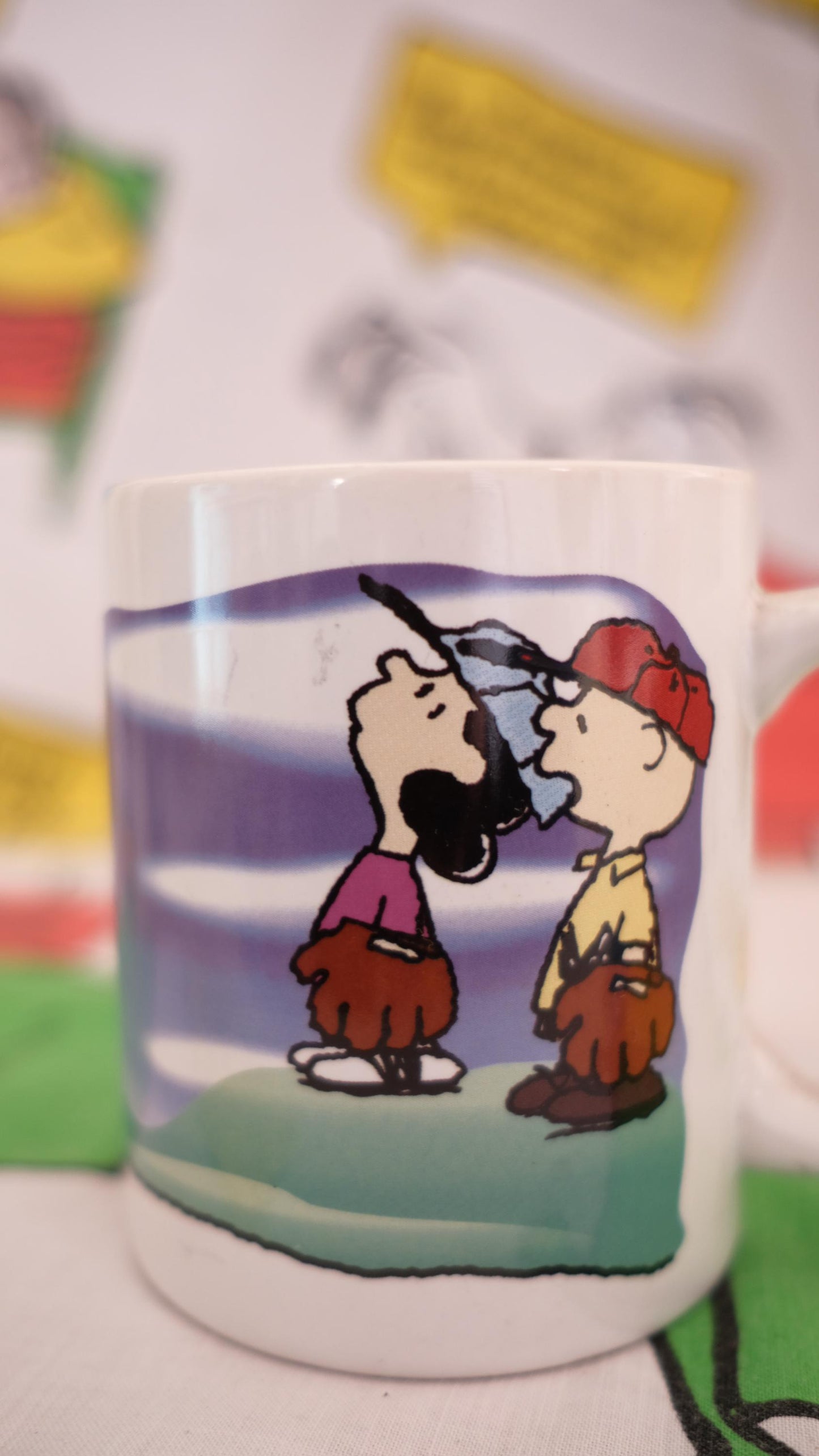 Mugs Snoopy au baseball vintage