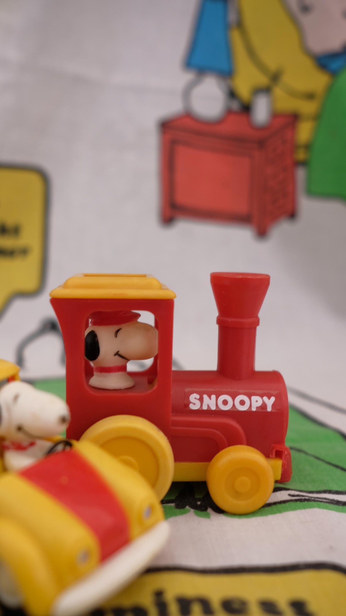Lot de trois véhicules Snoopy aviva toys vintage
