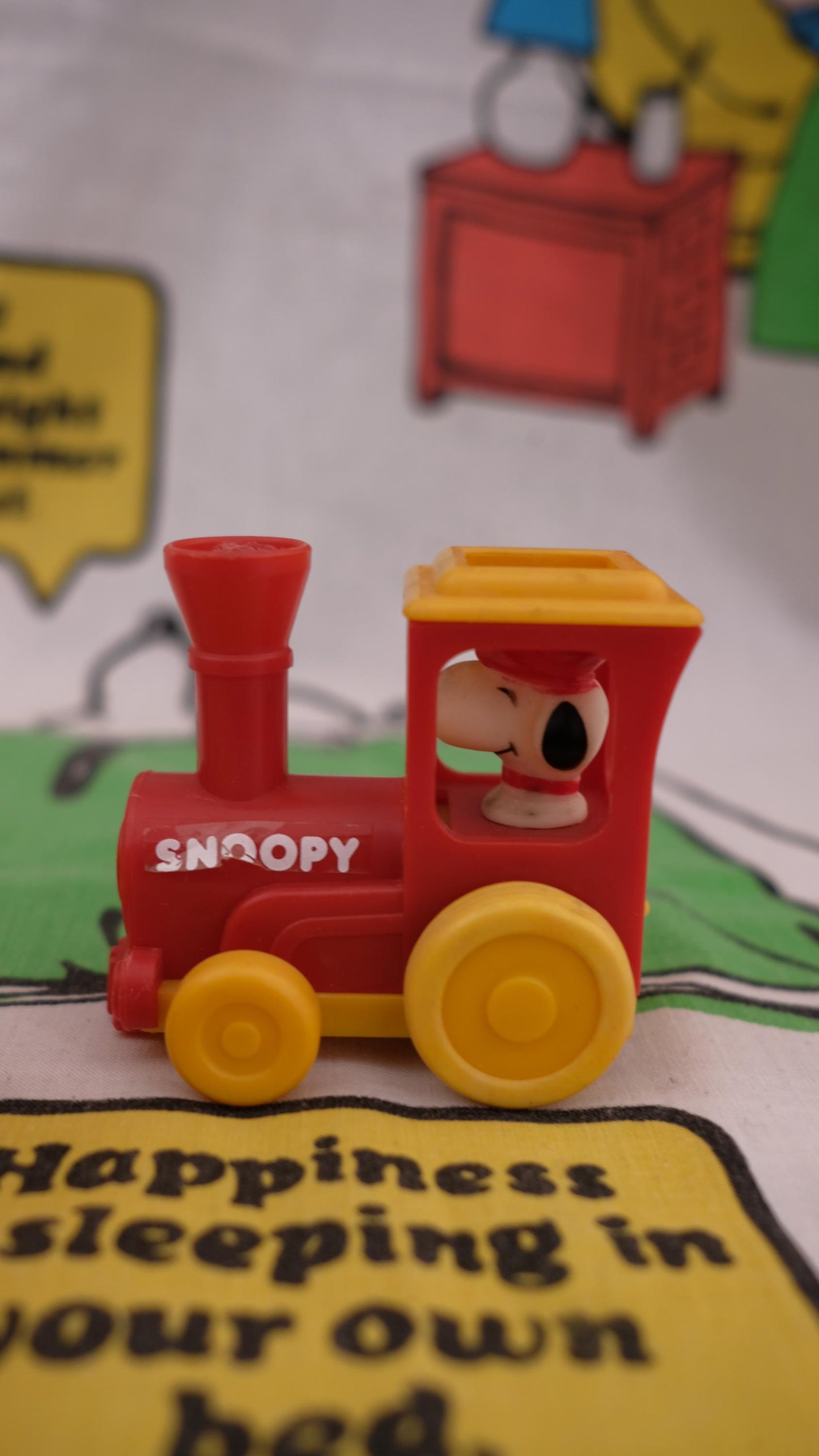 Lot de trois véhicules Snoopy aviva toys vintage