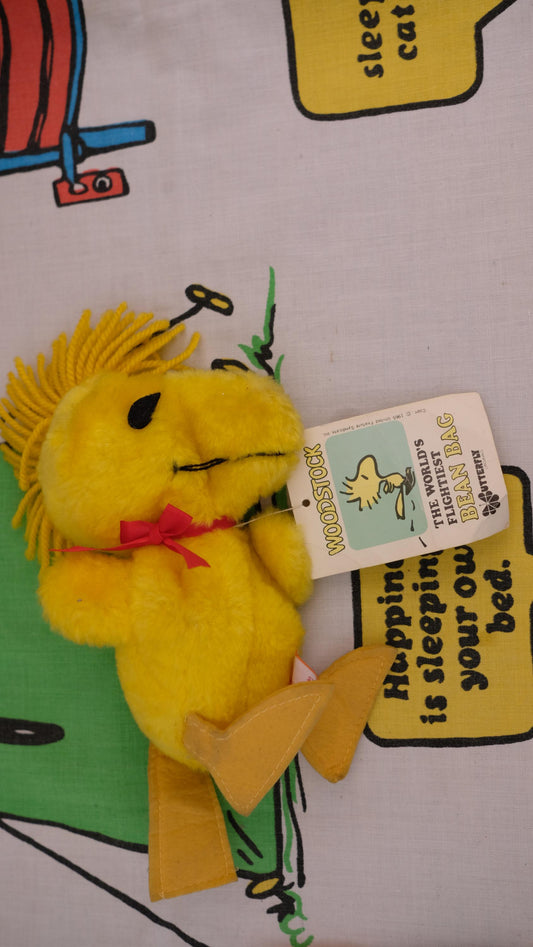 Peluche Woodstock bean bag butterfly vintage
