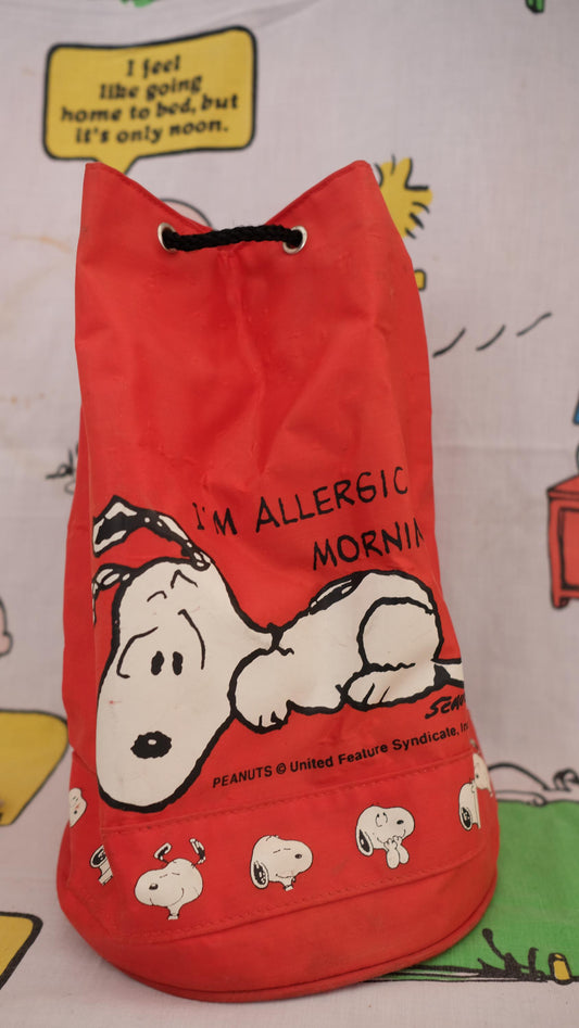 Sac fourre tout snoopy vintage