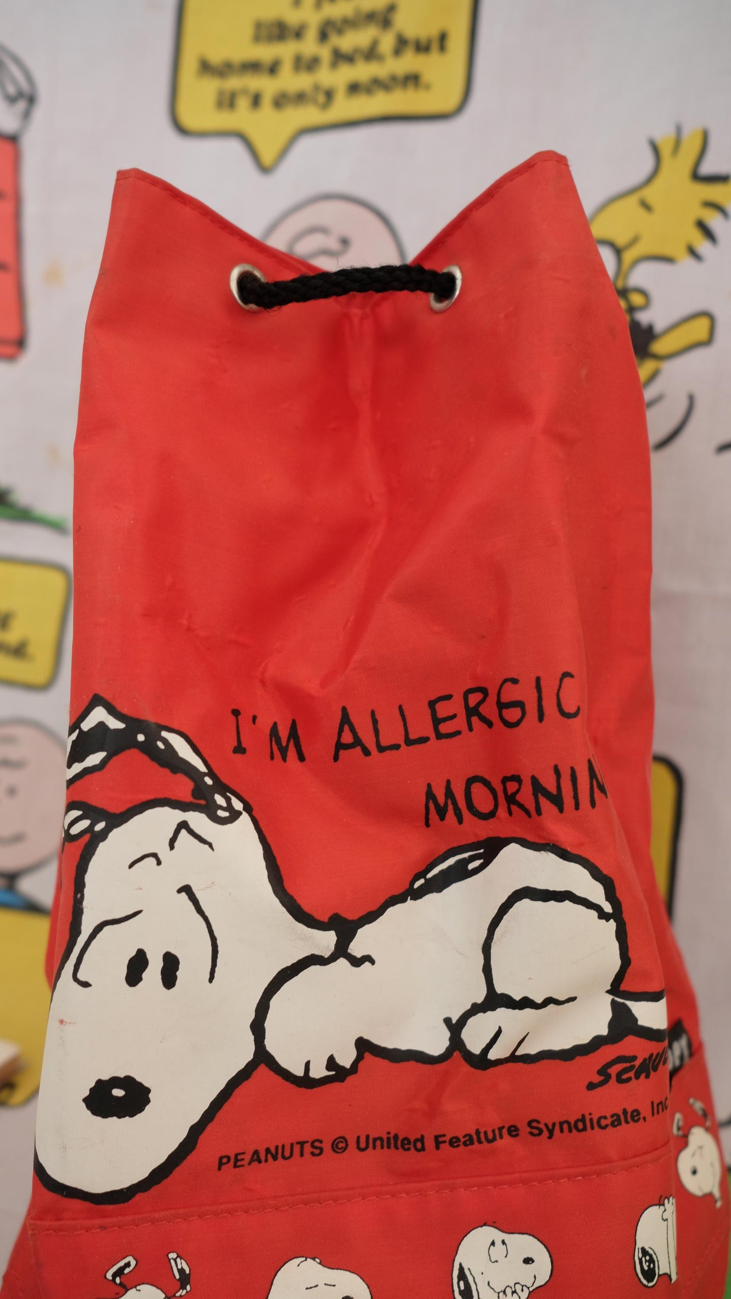 Sac fourre tout snoopy vintage