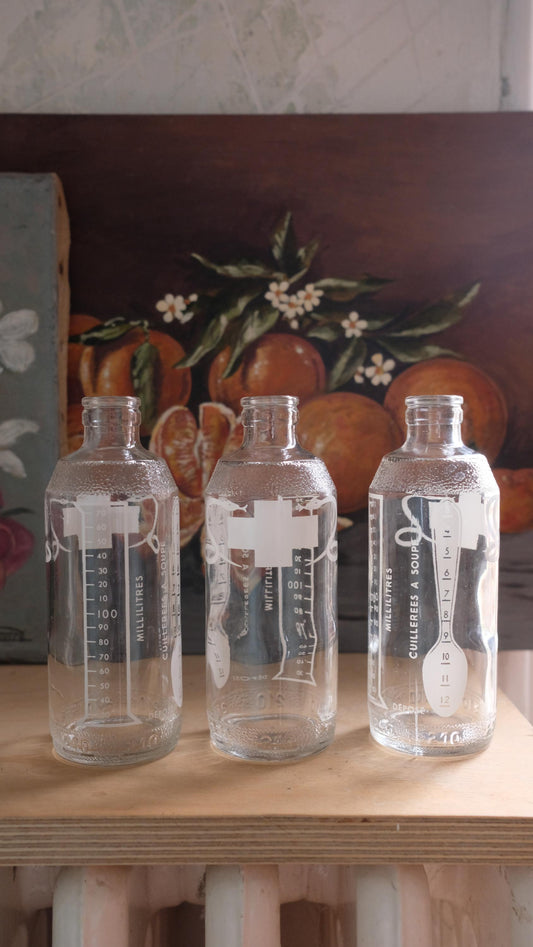 Flacon de pharmacie vintage