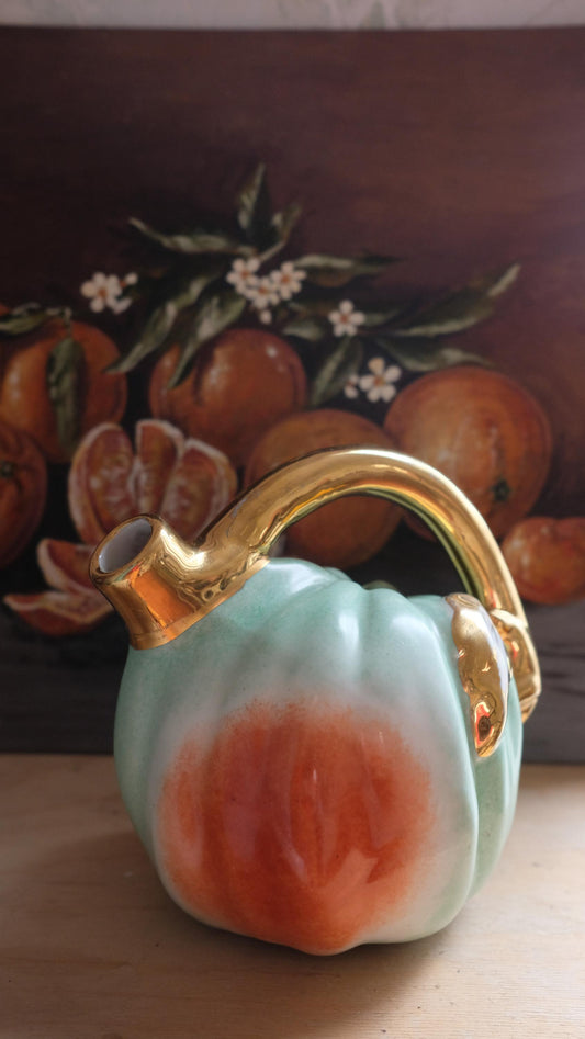 Pichet/Verseuse à liqueur vintage en forme de melon