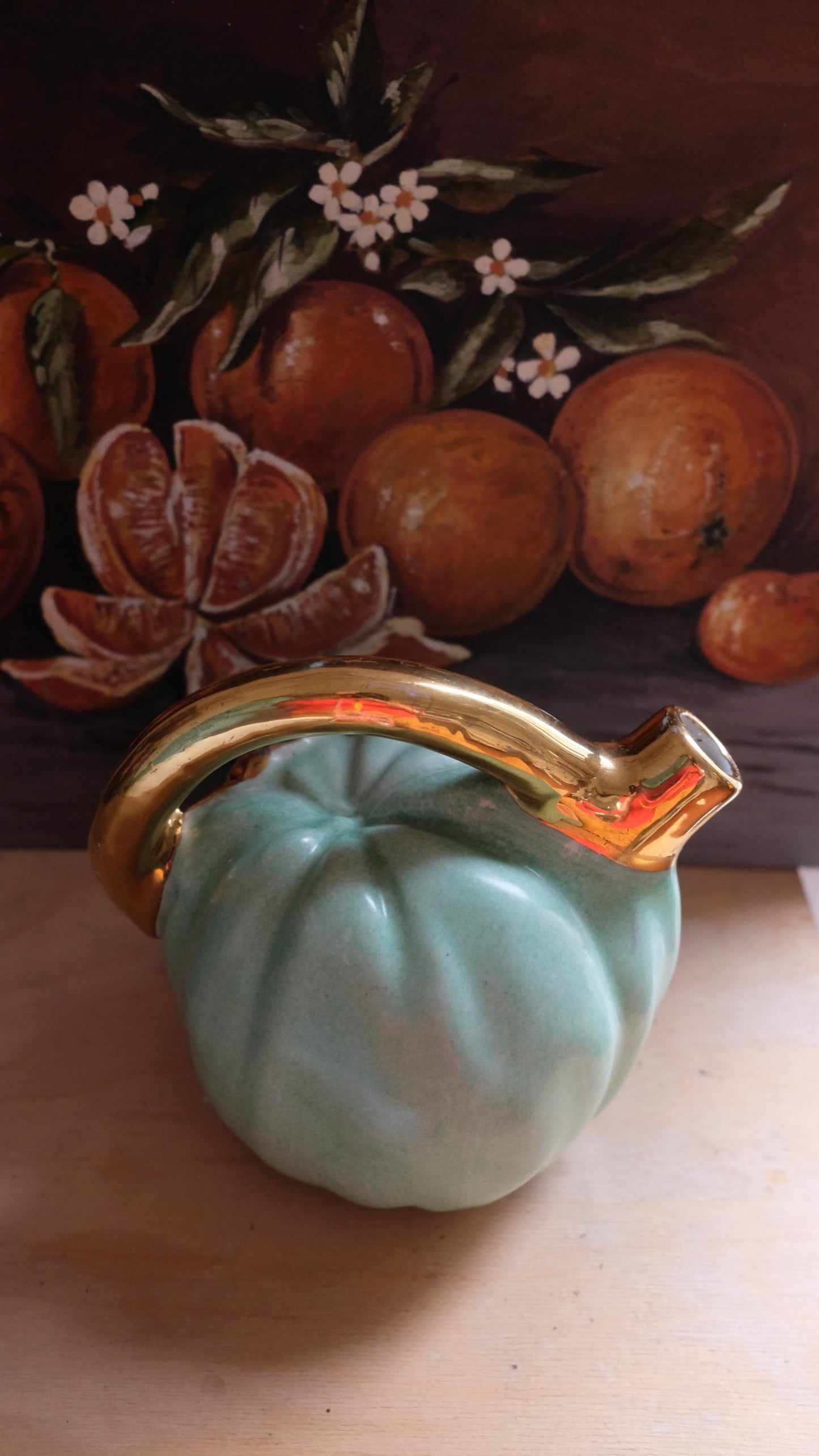 Pichet/Verseuse à liqueur vintage en forme de melon