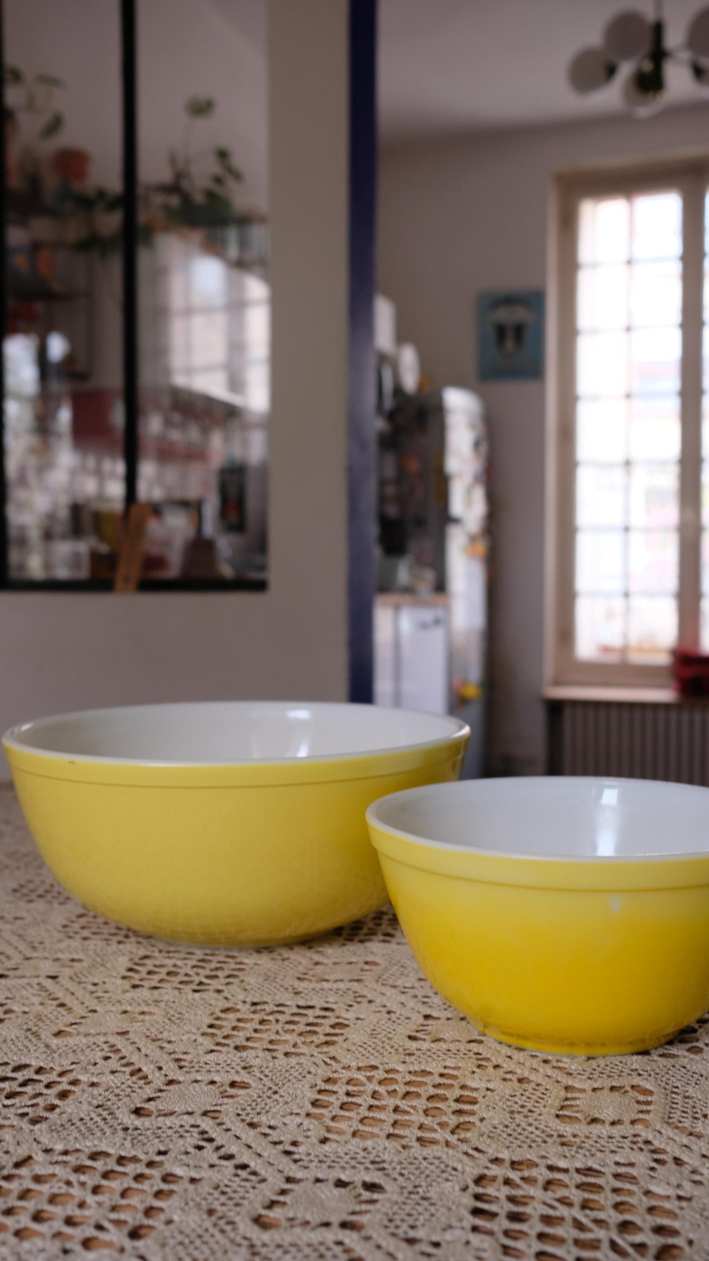 Lot de deux saladiers pyrex made in Usa vintage