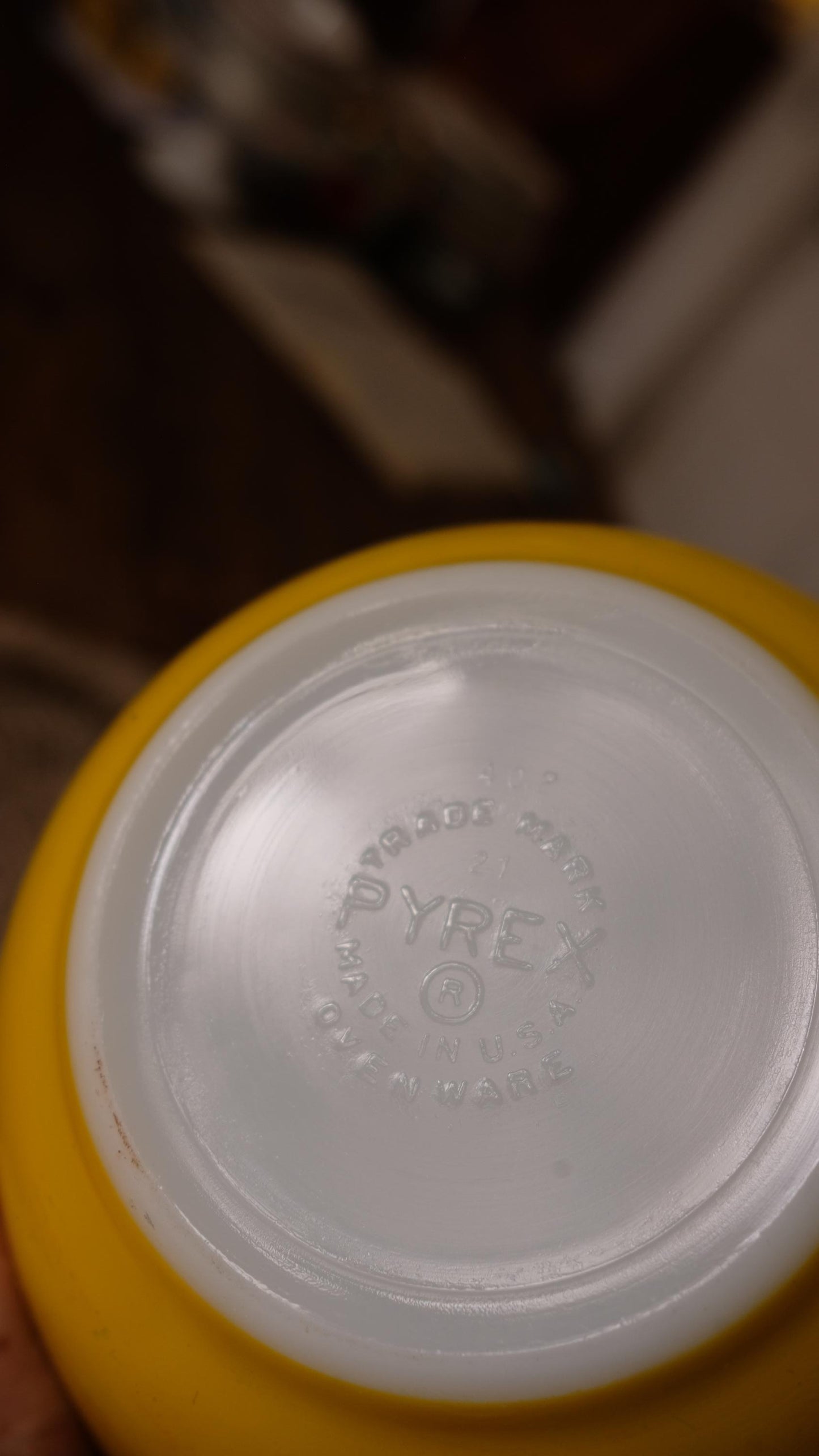 Lot de deux saladiers pyrex made in Usa vintage