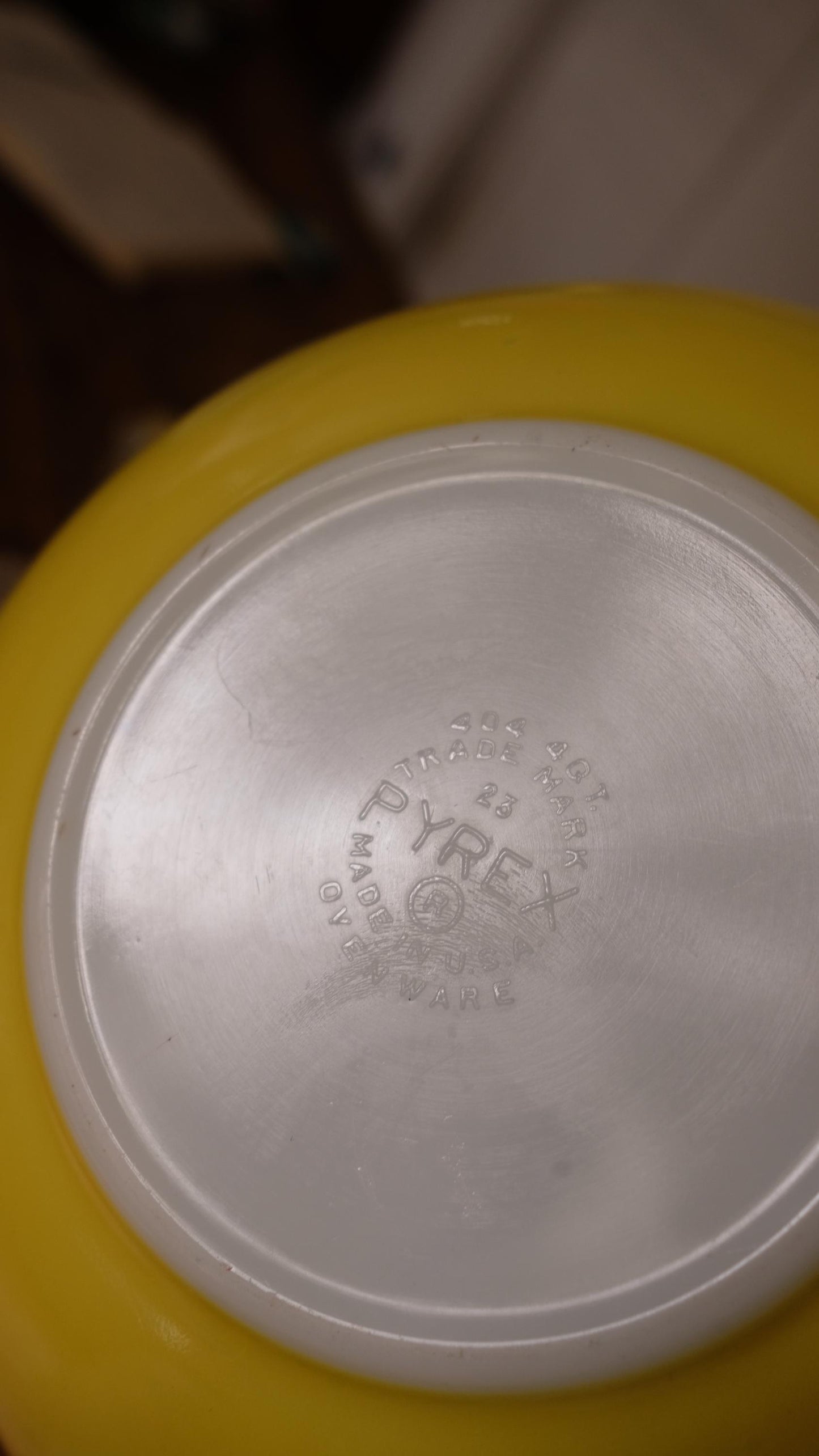 Lot de deux saladiers pyrex made in Usa vintage