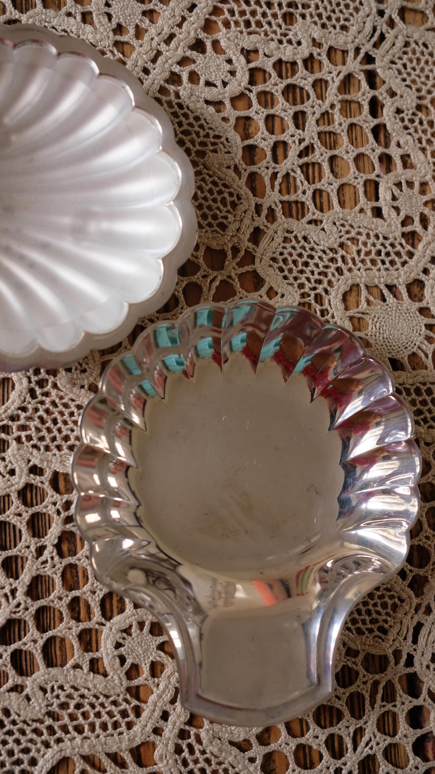 Beurrier Cristofle vintage en plaqué argent