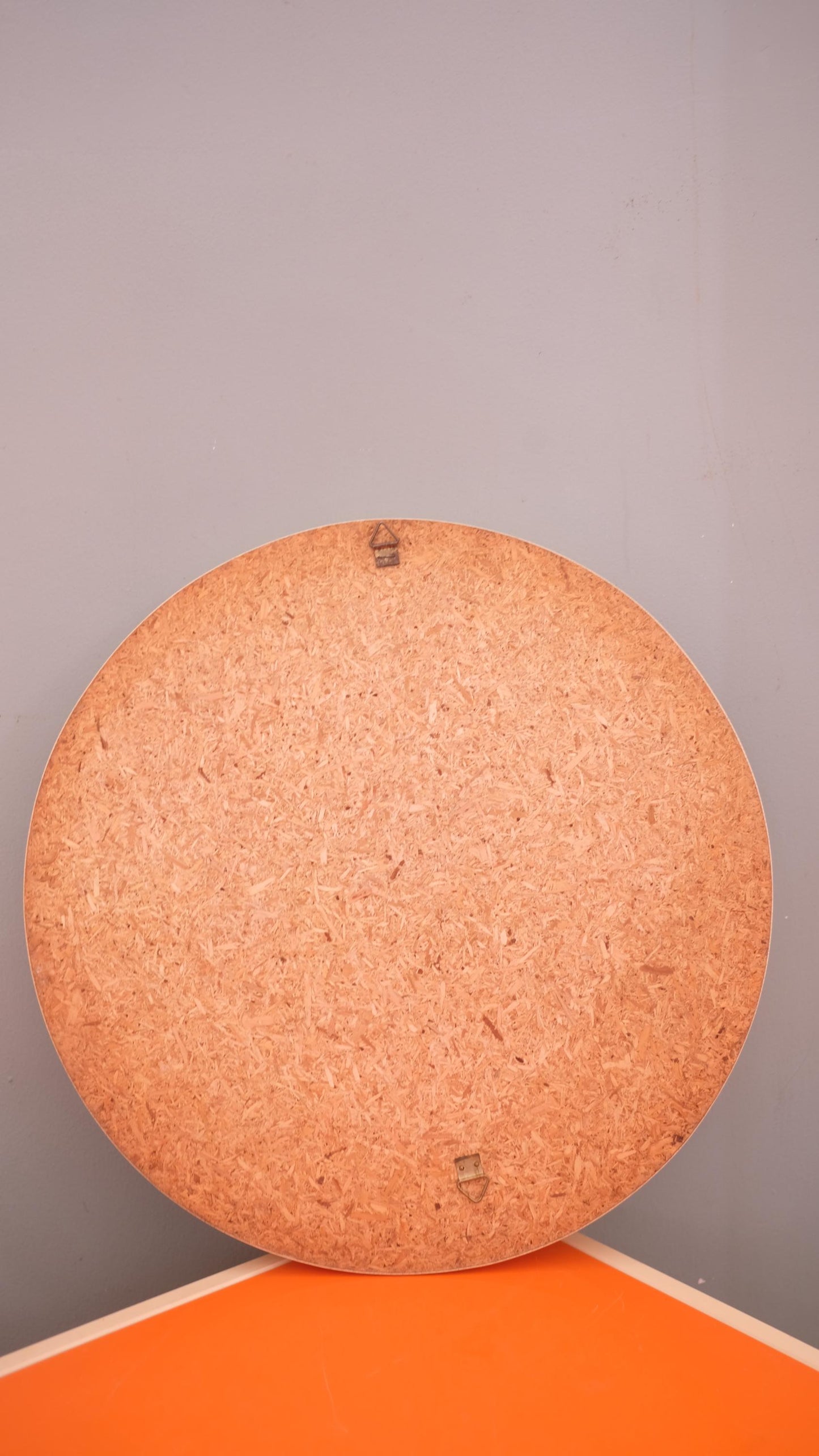 Miroir rond vintage, style space age