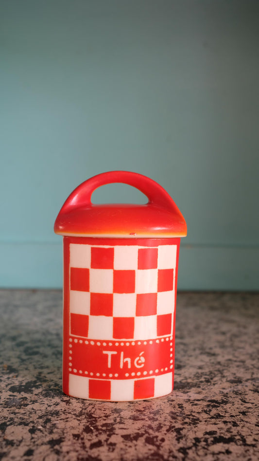 Boîte à thé made in Tchécoslovaquie vintage