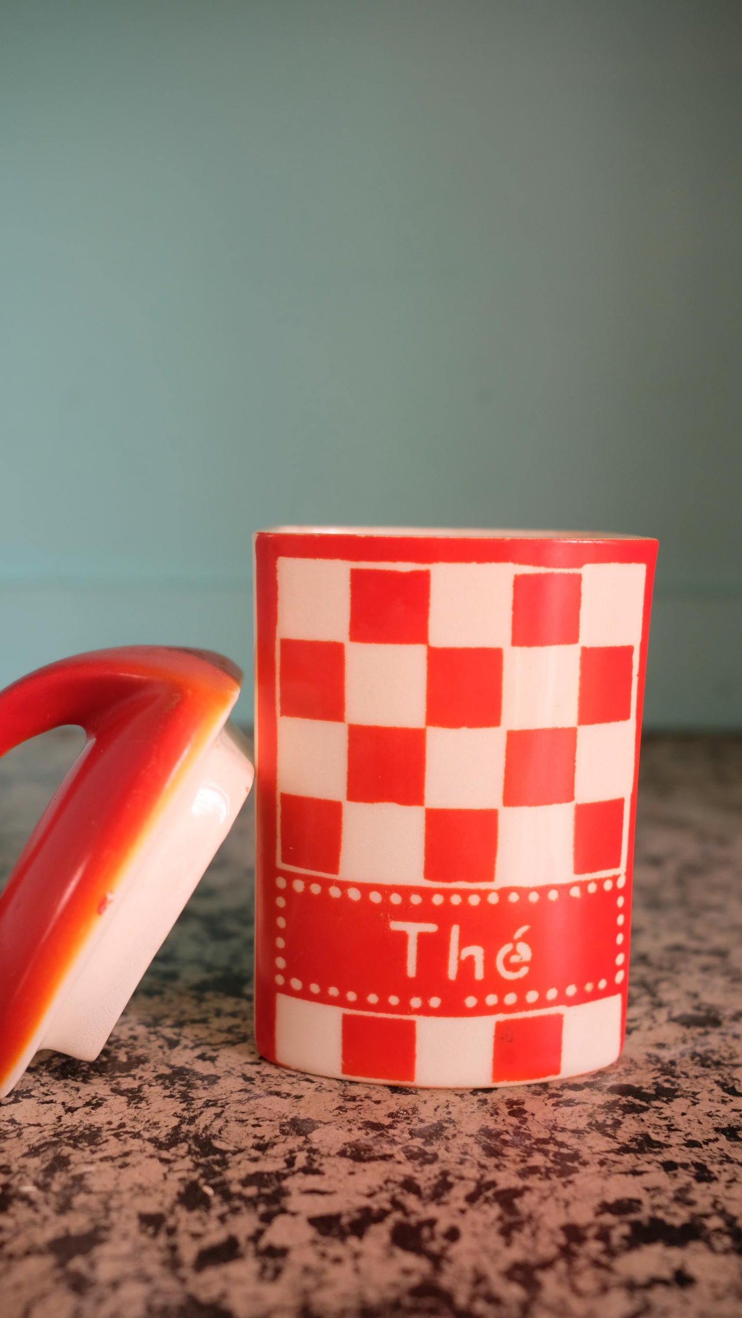 Boîte à thé made in Tchécoslovaquie vintage