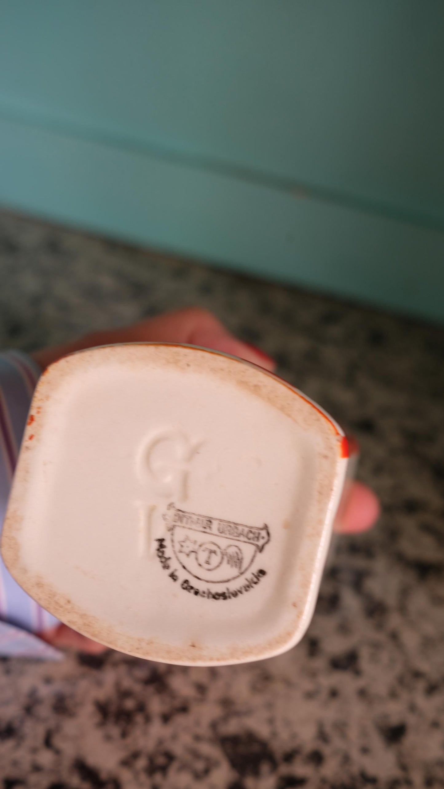 Boîte à thé made in Tchécoslovaquie vintage