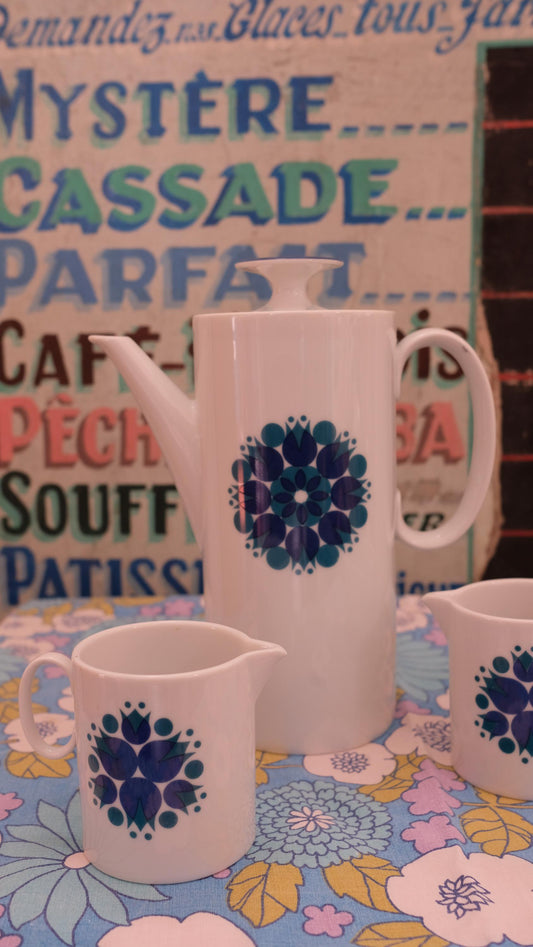 Service à café Thomas Rosenthal Germany vintage style space age