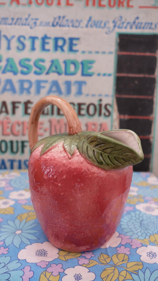 PIchet fraise en barbotine vintage
