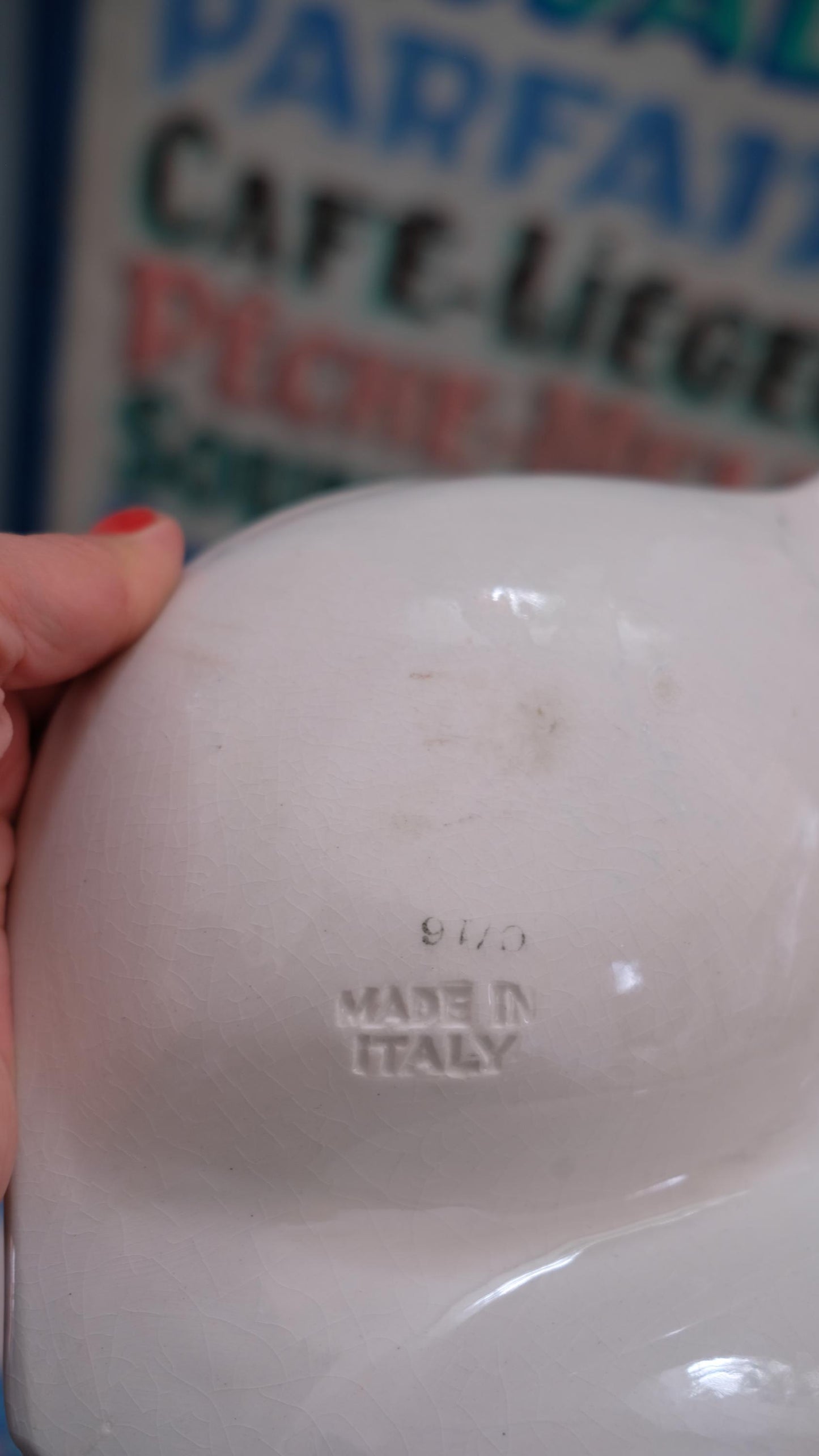 Plat apéritif compartimenté vintage made in Italy