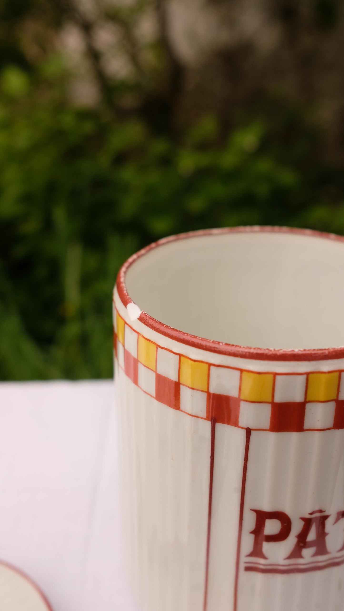 Lot de trois pots à épices en céramique vintage
