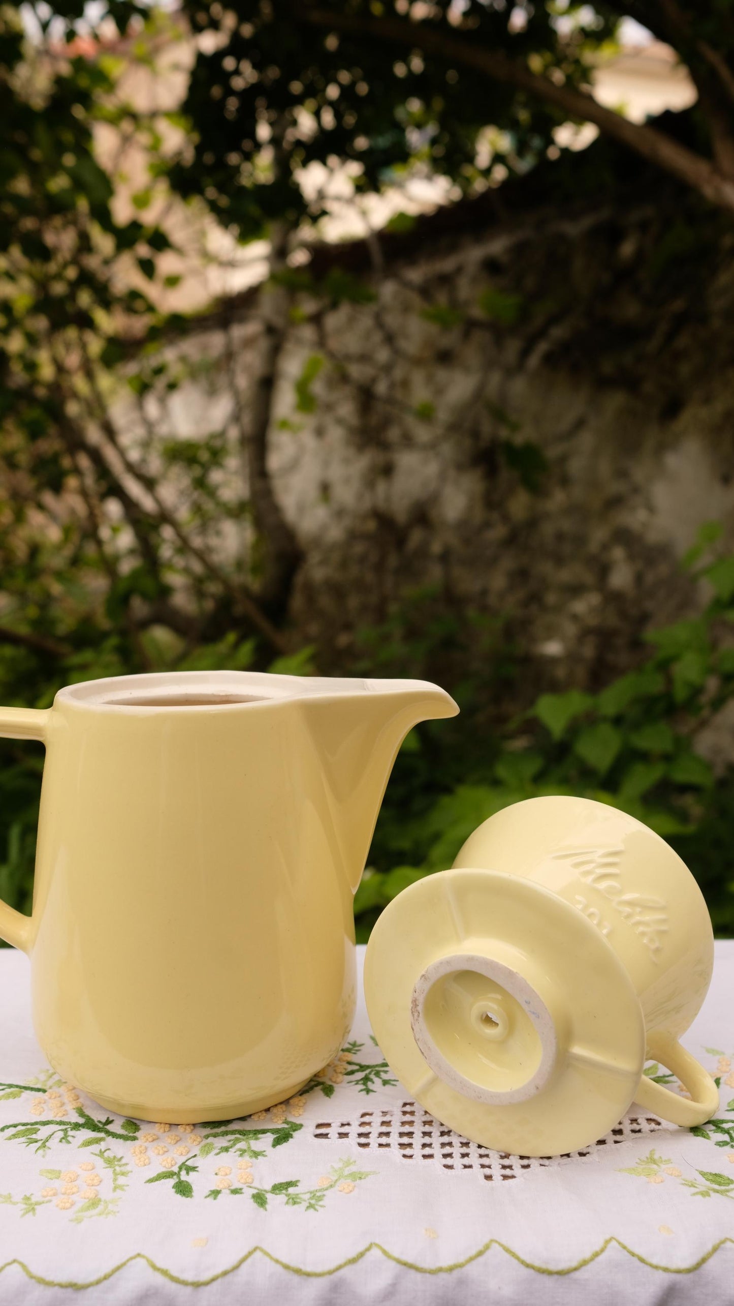 Cafetière Melitta vintage  et son porte filtre modèle 101