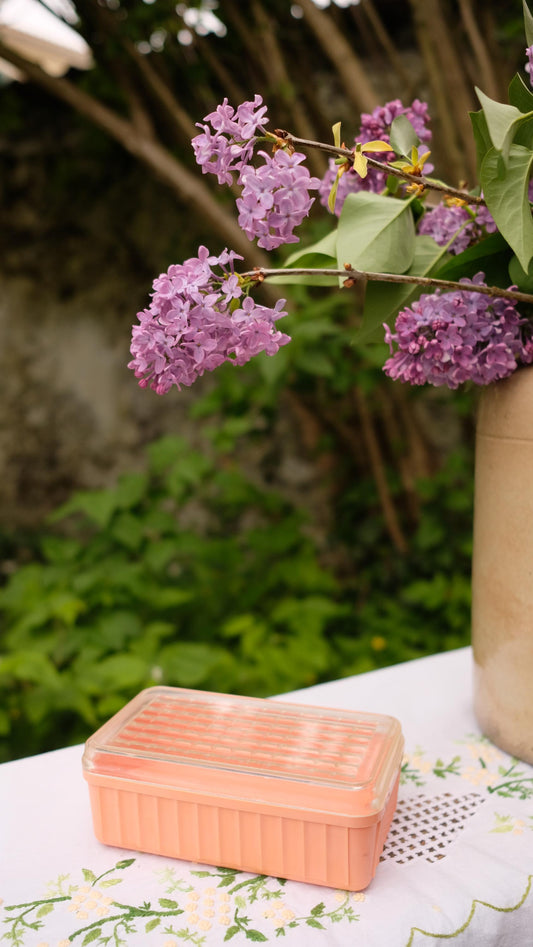 Beurrier vintage en plastique