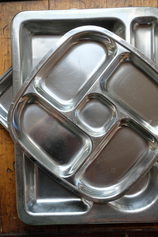 Plateau compartimentés en inox