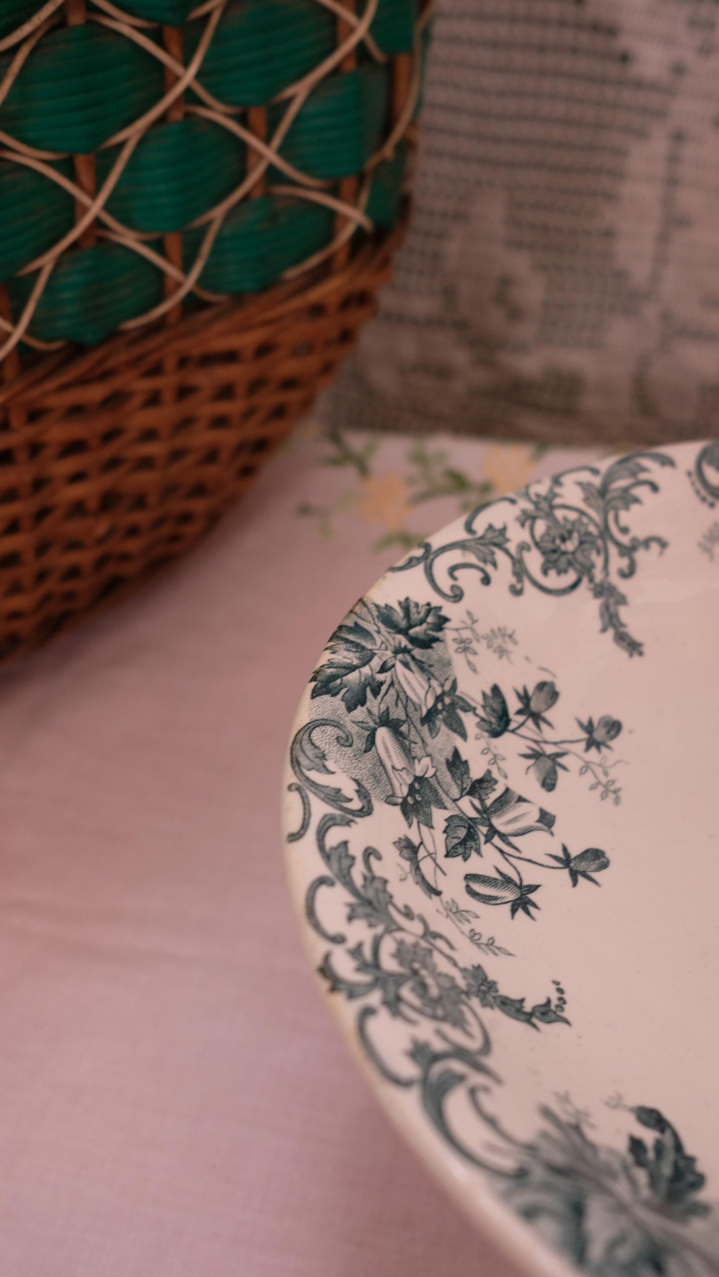 Compotier saint amand Hamage vintage modèle campanule