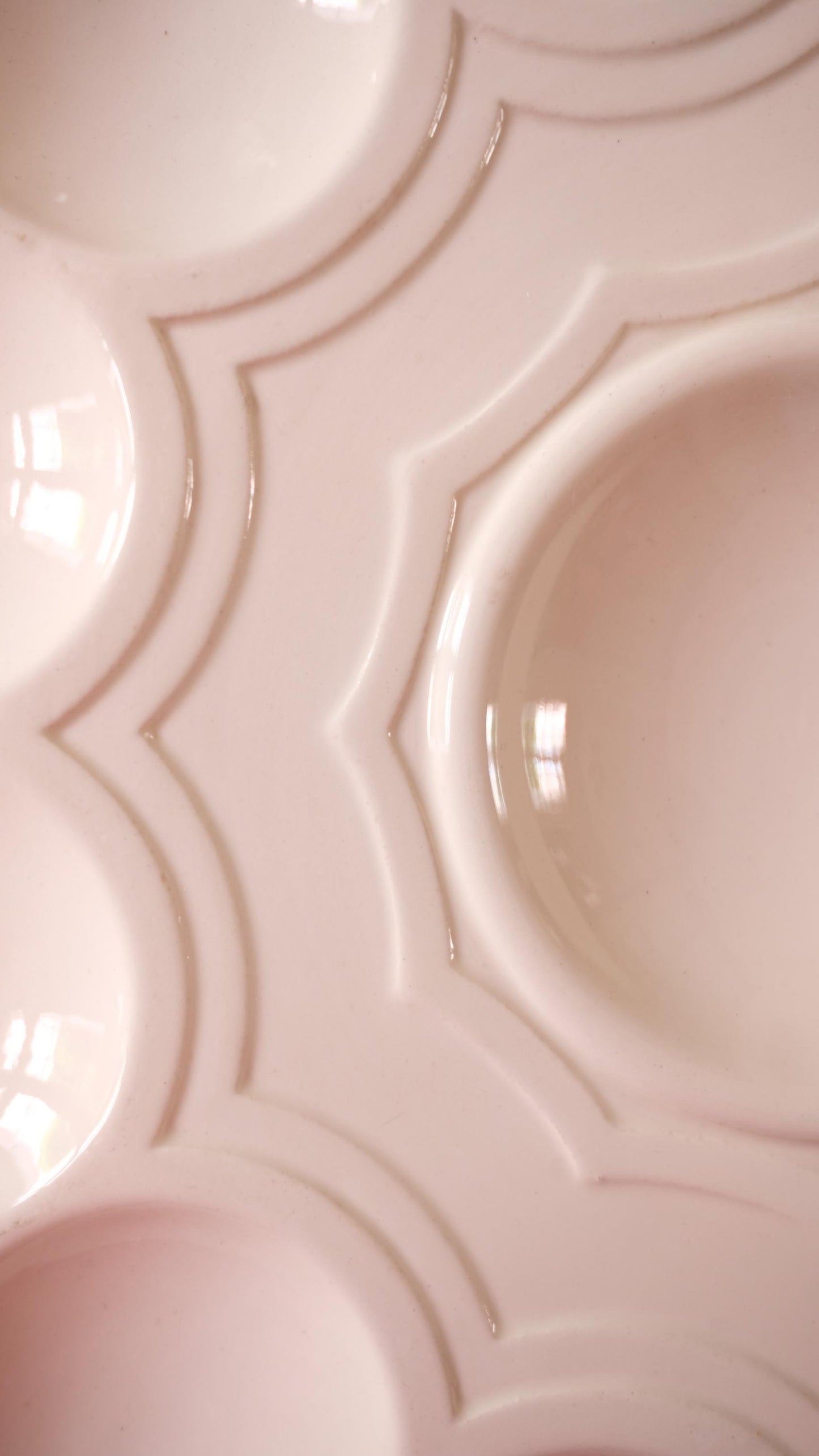 Grande assiettes à huitres Sarreguemines vintage